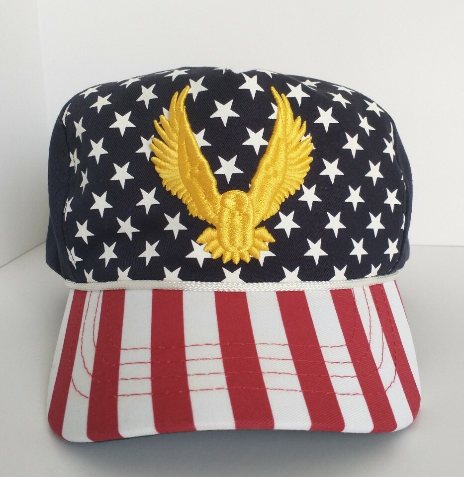Official Trump MAGA Cali Fame Campaign Hat Freedom Cap 2020 Eagle Flag America
