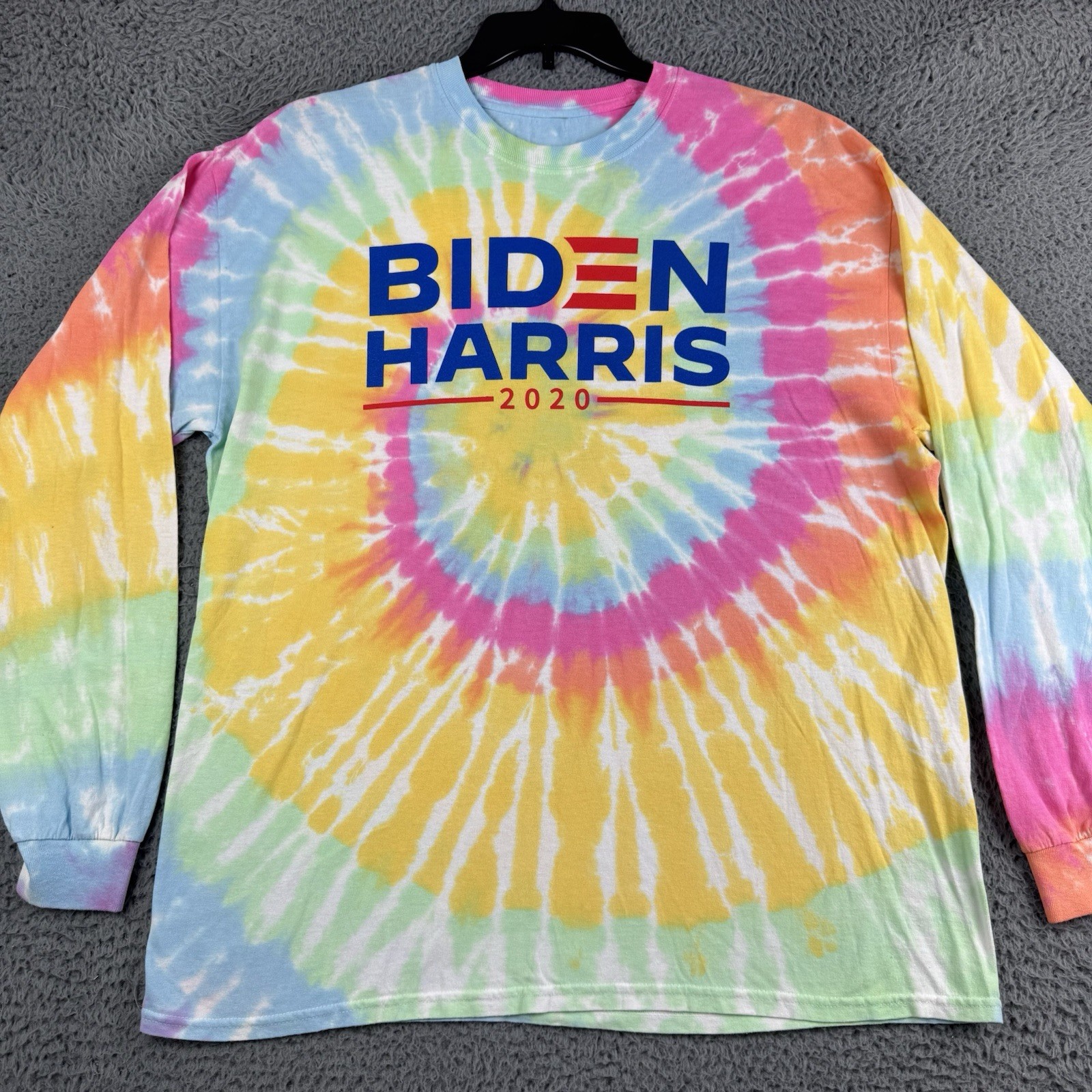 Joe Biden 2020 Shirt Unisex XL Campaign Tie Dye Harris Long Sleeve President