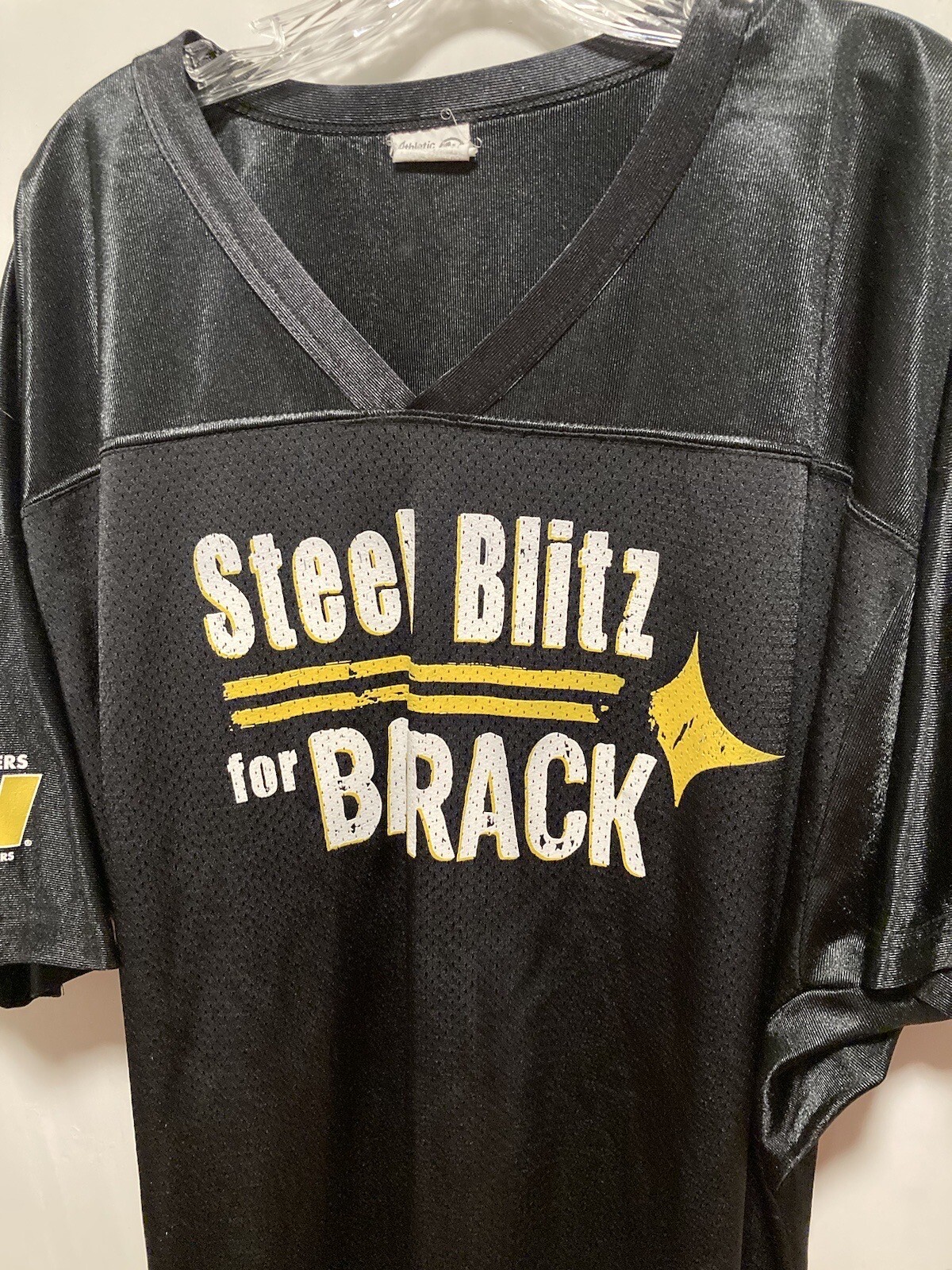 Vintage 2012 Football Jersey STEEL BLITZ FOR BARACK Obama #12 Adult XL