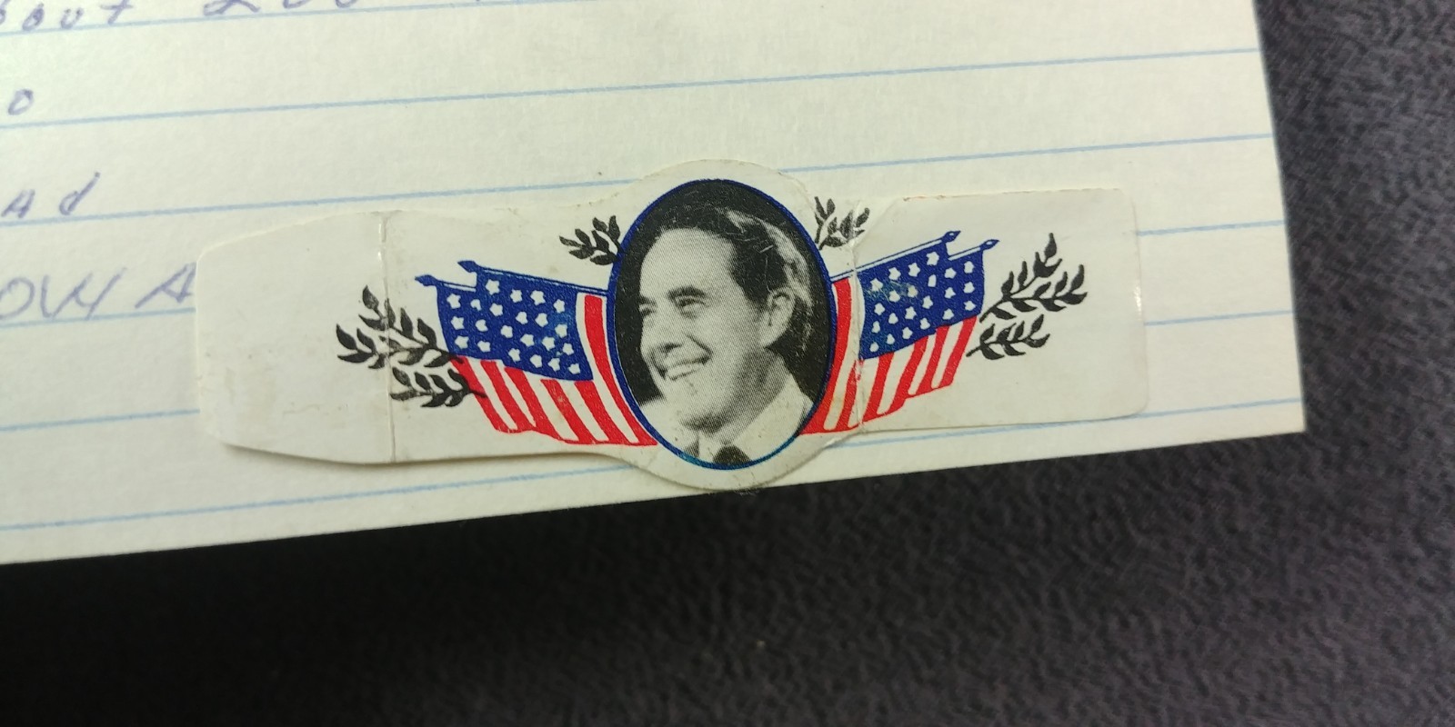 1988 Bob Dole Cigar Band Ad Republican Presidential Candidate Ottawa Kansas I93
