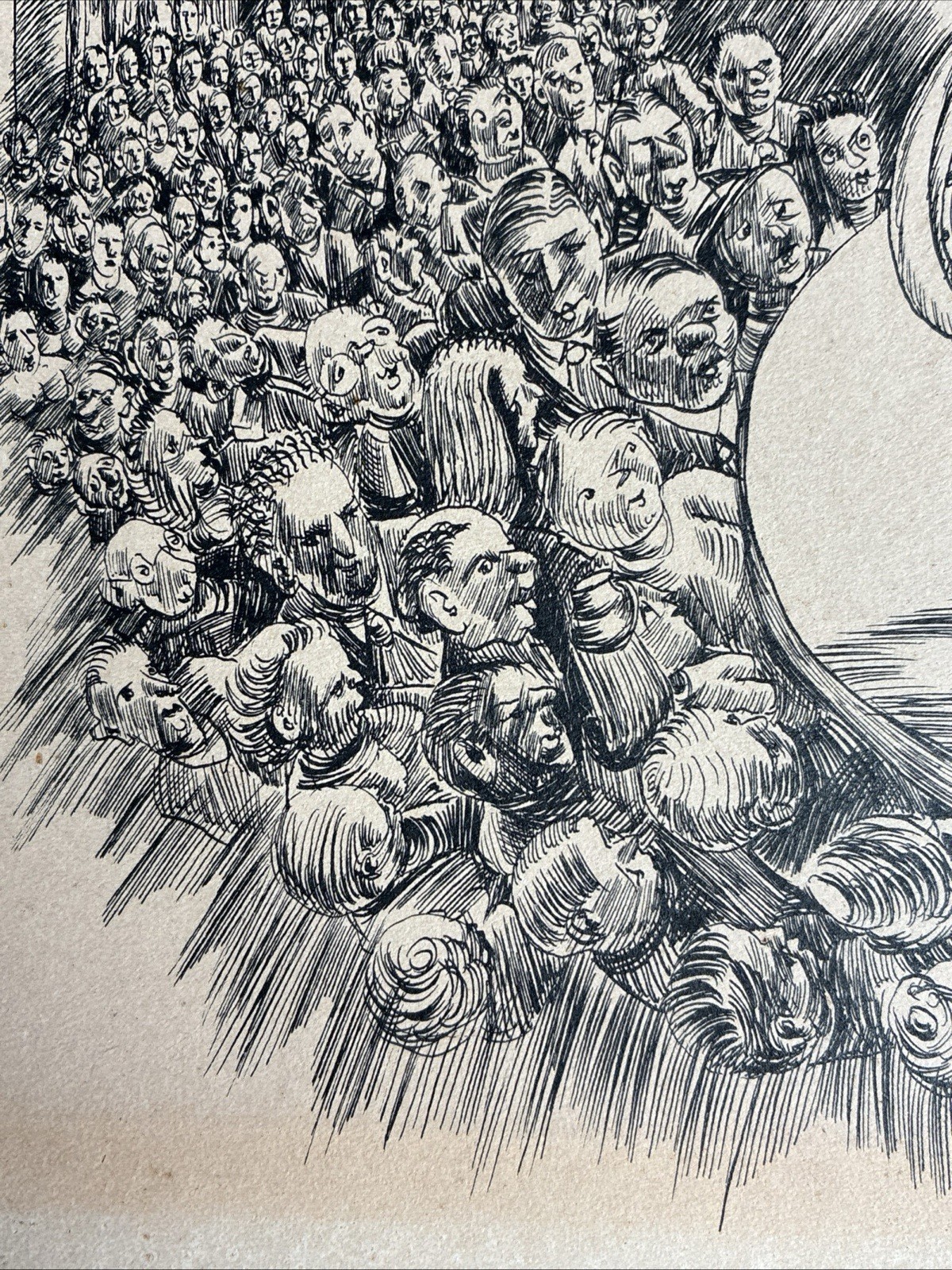 Sam Patrone Original Hand Drawn Political Cartoon Signed