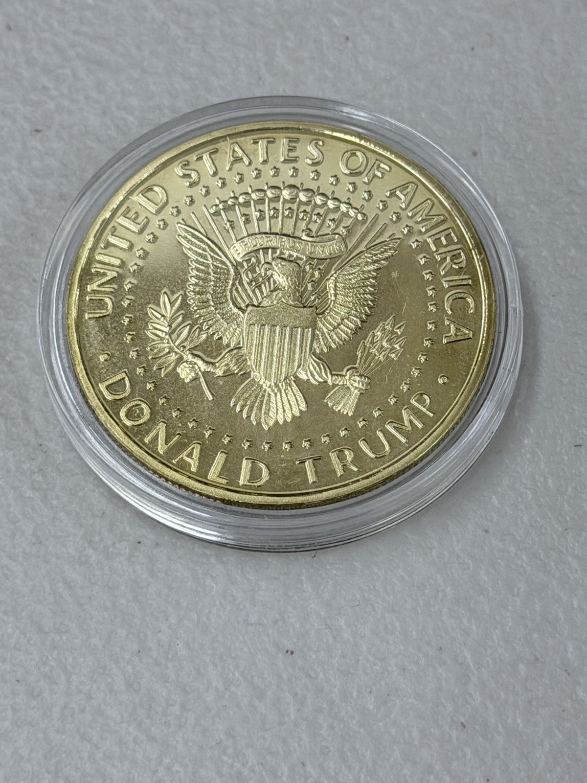 Trump Gold And Silver Plated Coin, Donald Trump Coin, Presidential Coins