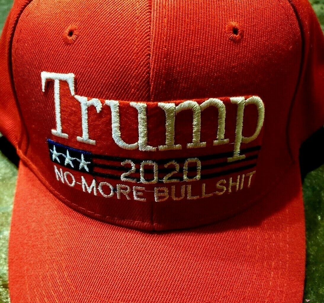 RED – TRUMP- 2020 HAT “No More Bullshit”-