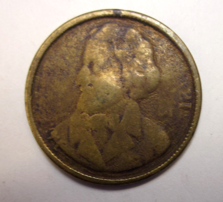 1856 John Charles Fremont First Republican Presidential Campaign Token