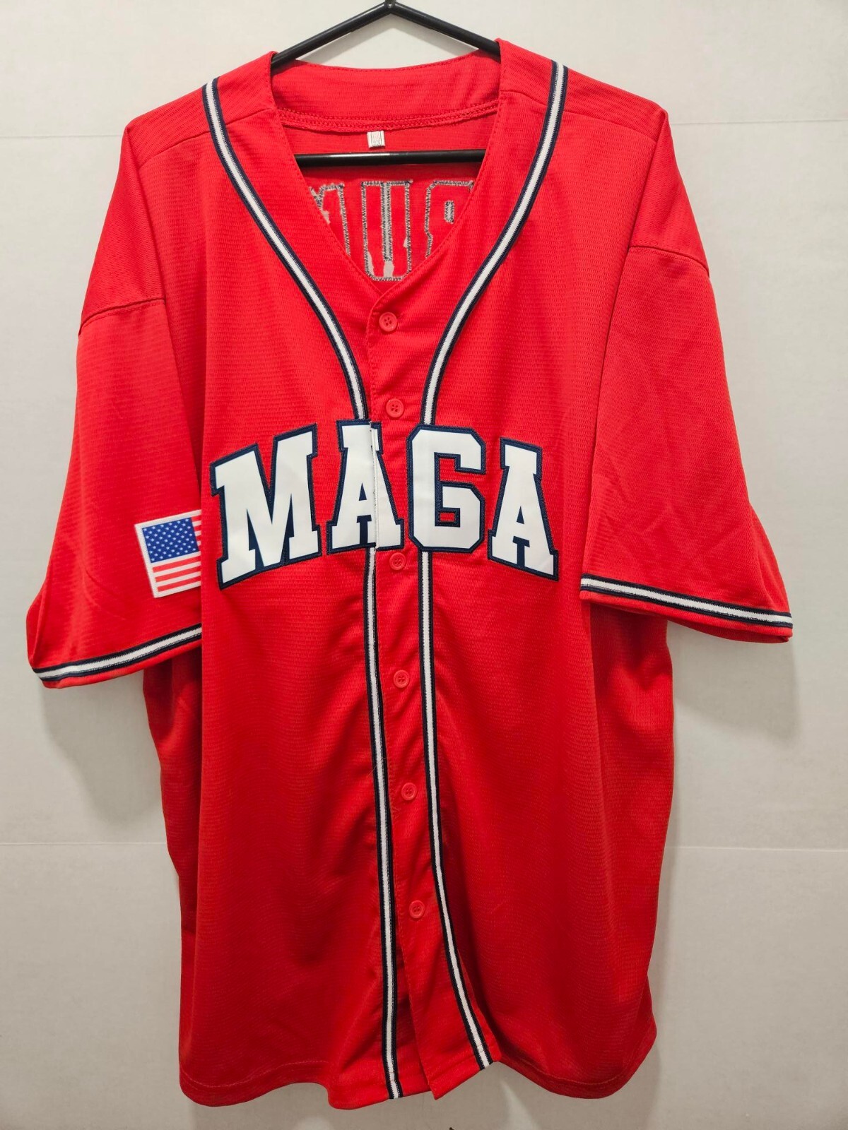 Trump 45 47 Custom Stitched Baseball Jersey MAGA KAG USA Support Men’s Size 3XL