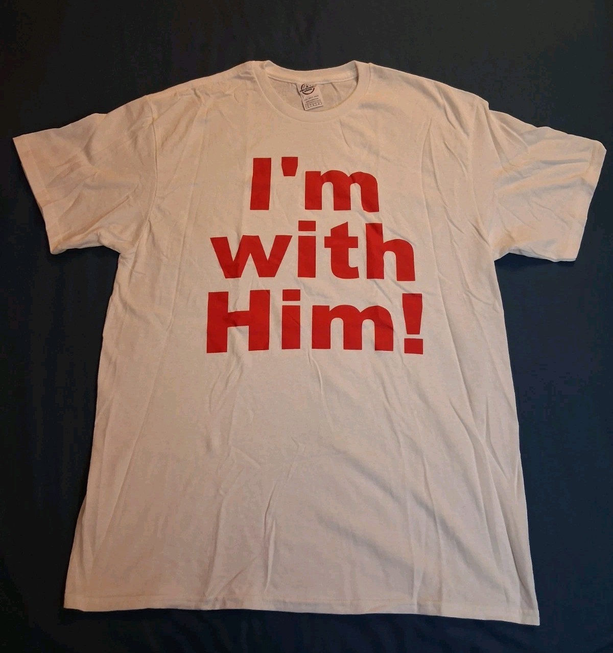 Vintage Clinton / Trump I’M WITH HIM shirt L 2016 PRESIDENTIAL CAMPAIGN