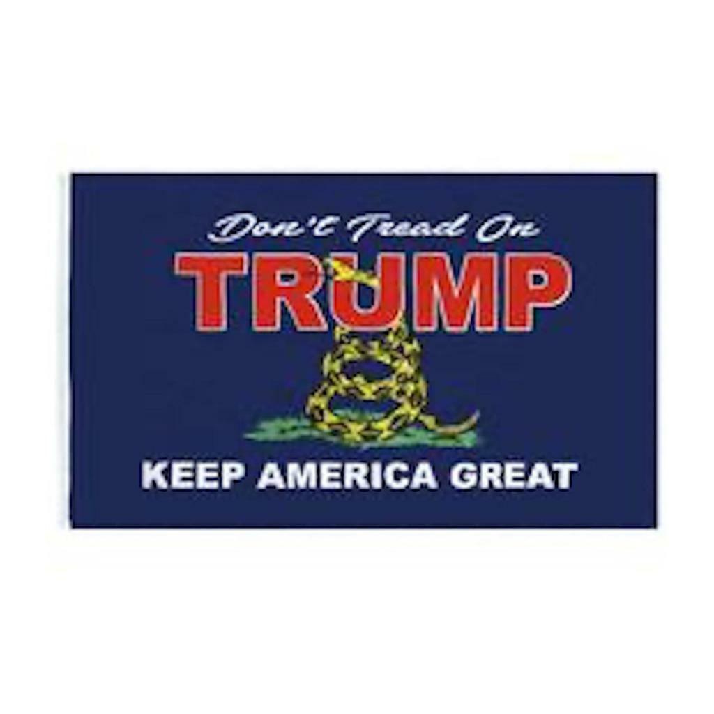 DON’T TREAD ON ME DONALD TRUMP GADSDEN 3 X 5 FLAG #812 donald trump snake