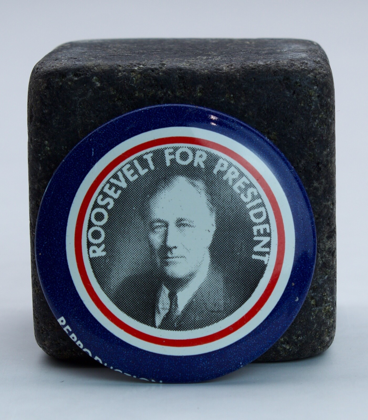 Roosevelt For President Political Pin Reproduction