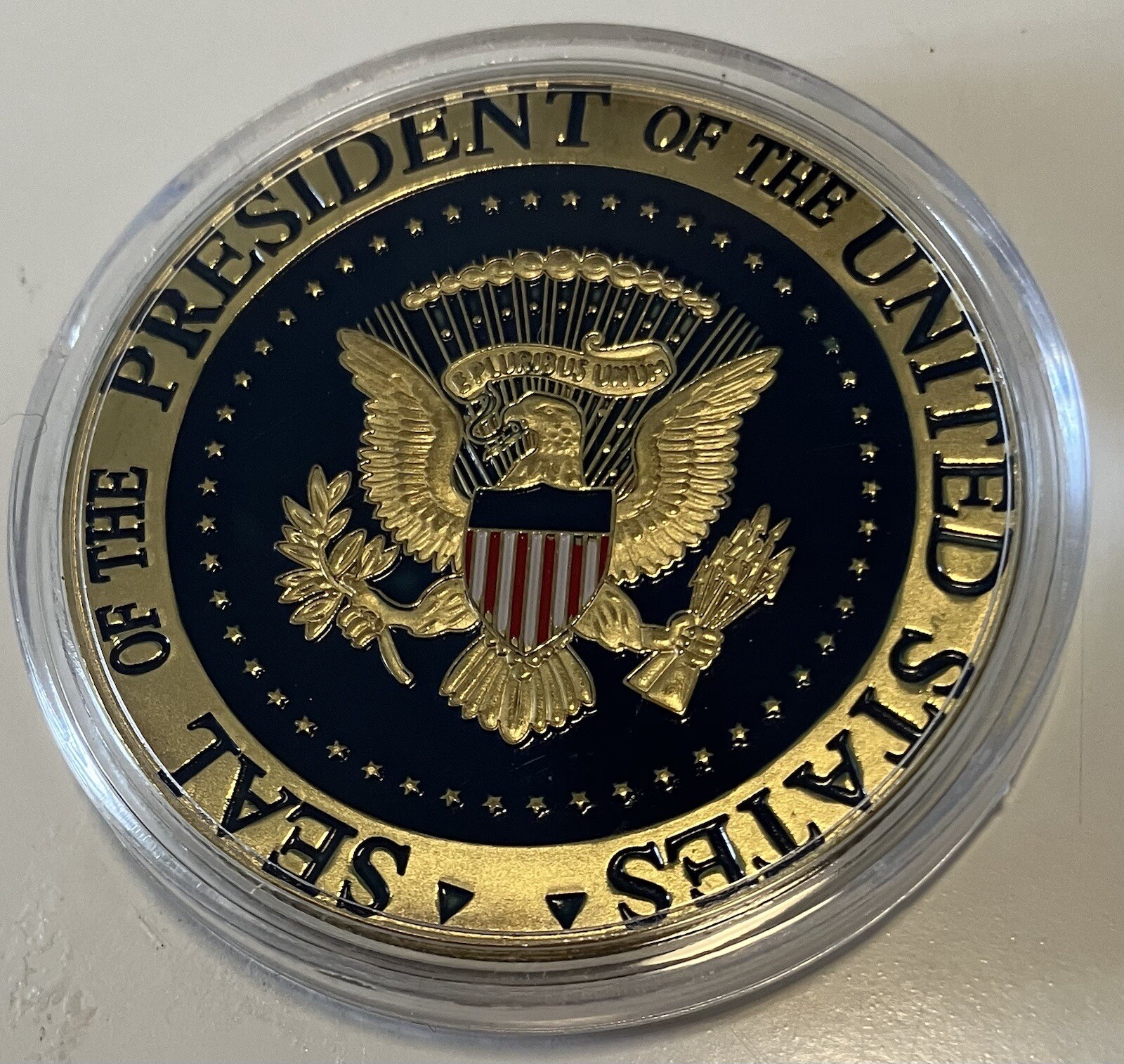 DONALD J TRUMP -Gold And Blue – 2024 -Save America Again