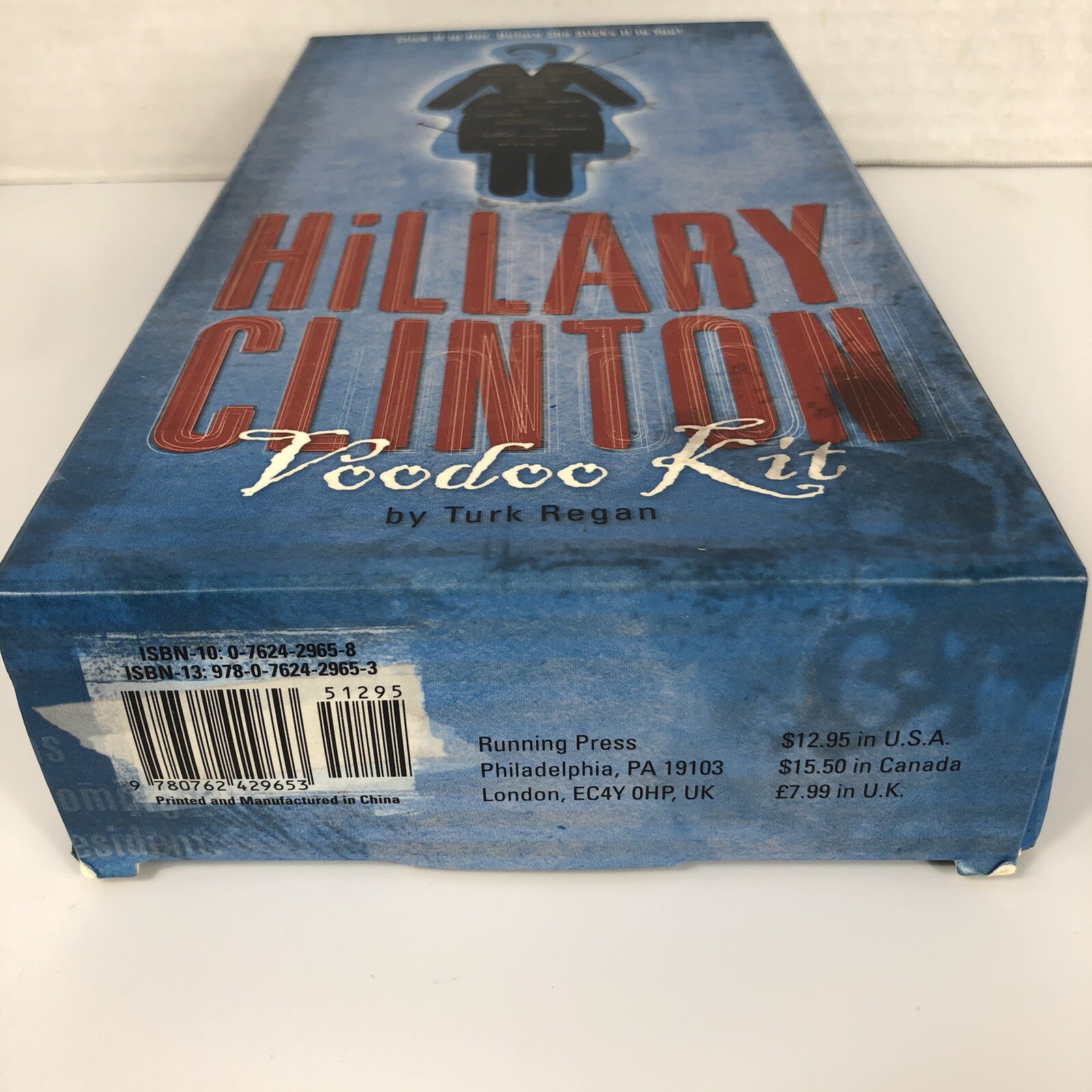 Toy Hillary Clinton Voodoo Doll Kit 2007 Handbook Liberal Democrat Collectable