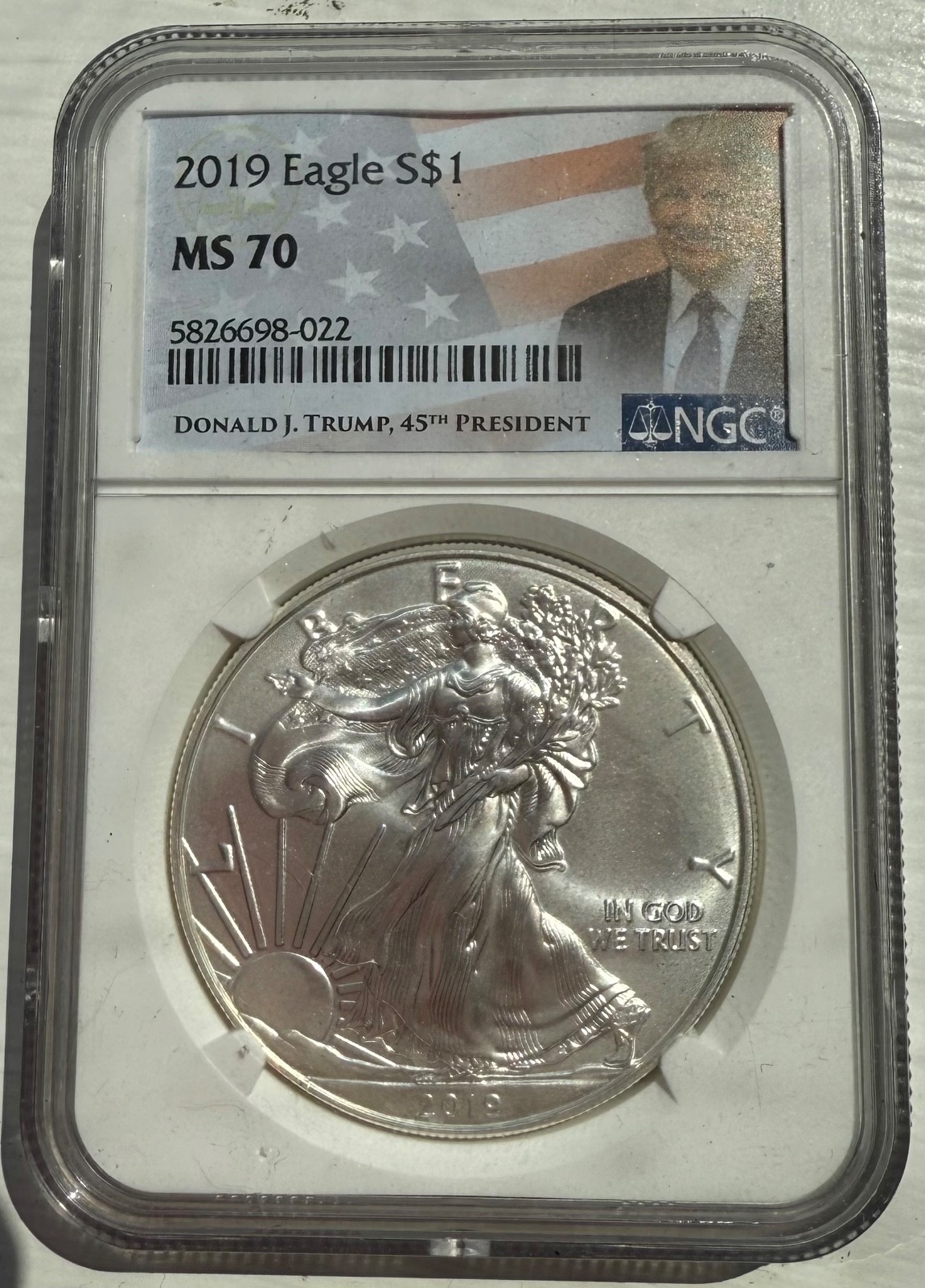 Donald J. Trump 45th President 2019 Eagle S$1