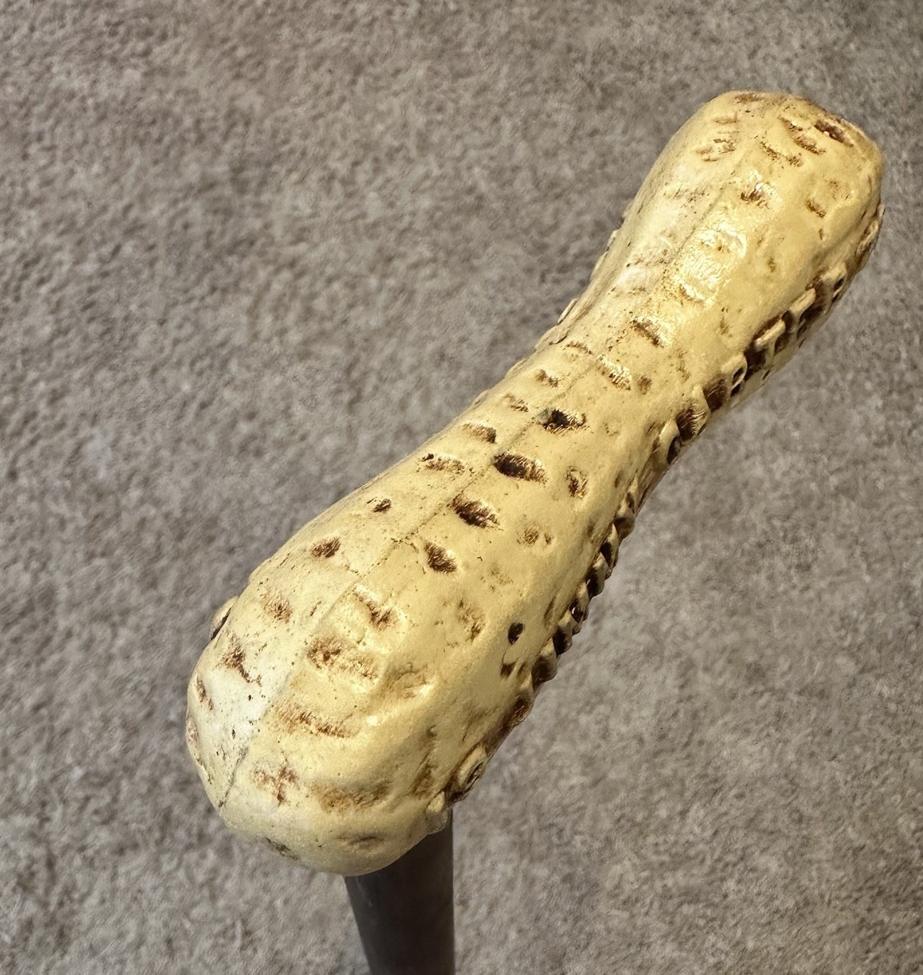 Jimmy Carter for President Vintage 1976 Walking Cane with Peanut Handle