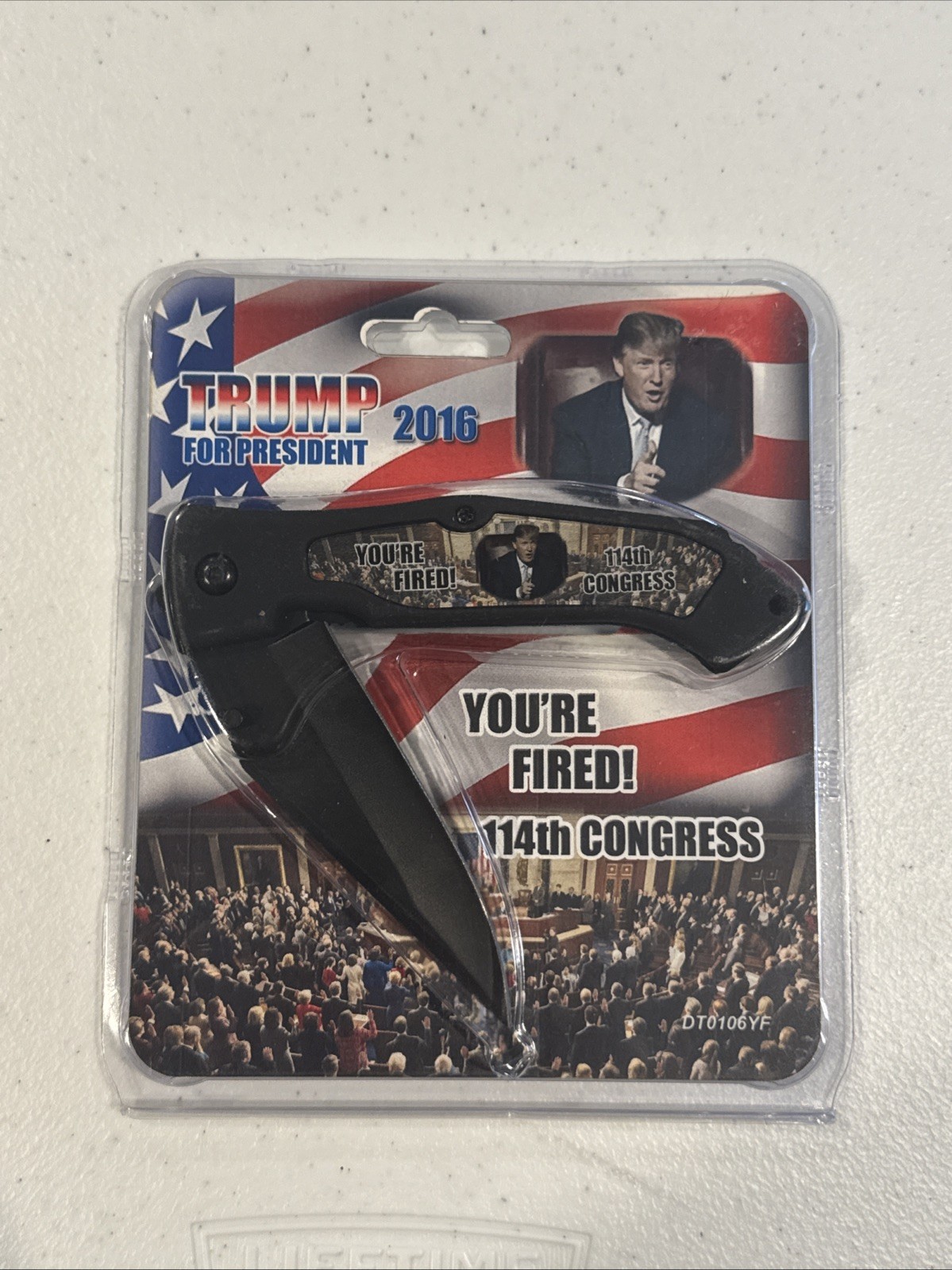 TRUMP FOR PRESIDENT 2016 POCKET KNIFE 🇺🇸YOUR FIRED 114TH CONGRESS NEW🇺🇸