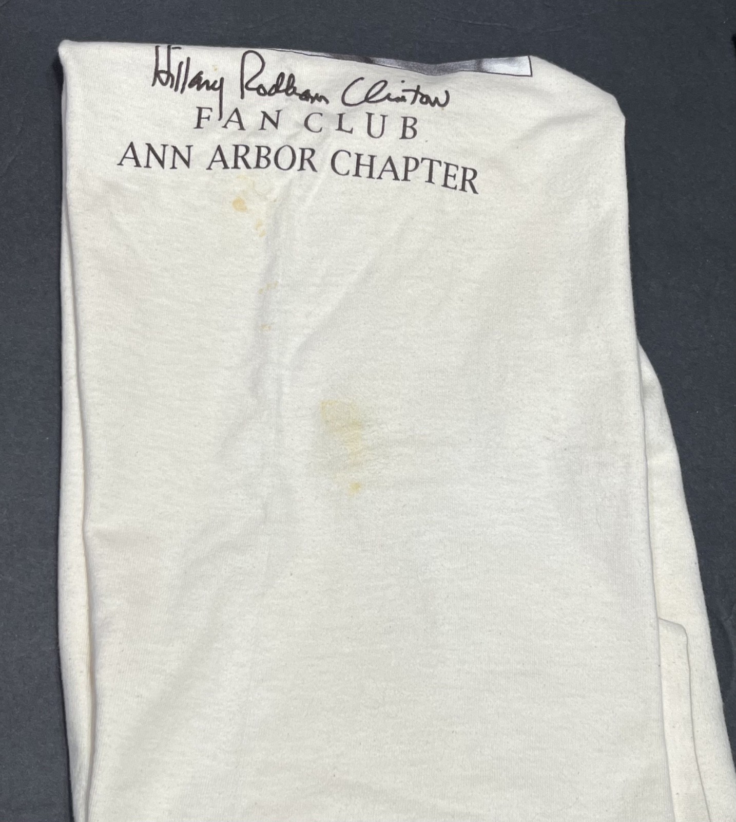 Bill Clinton Presidential Campaign Hillary Fan Club T-Shirts + Dec 1998 Vogue +