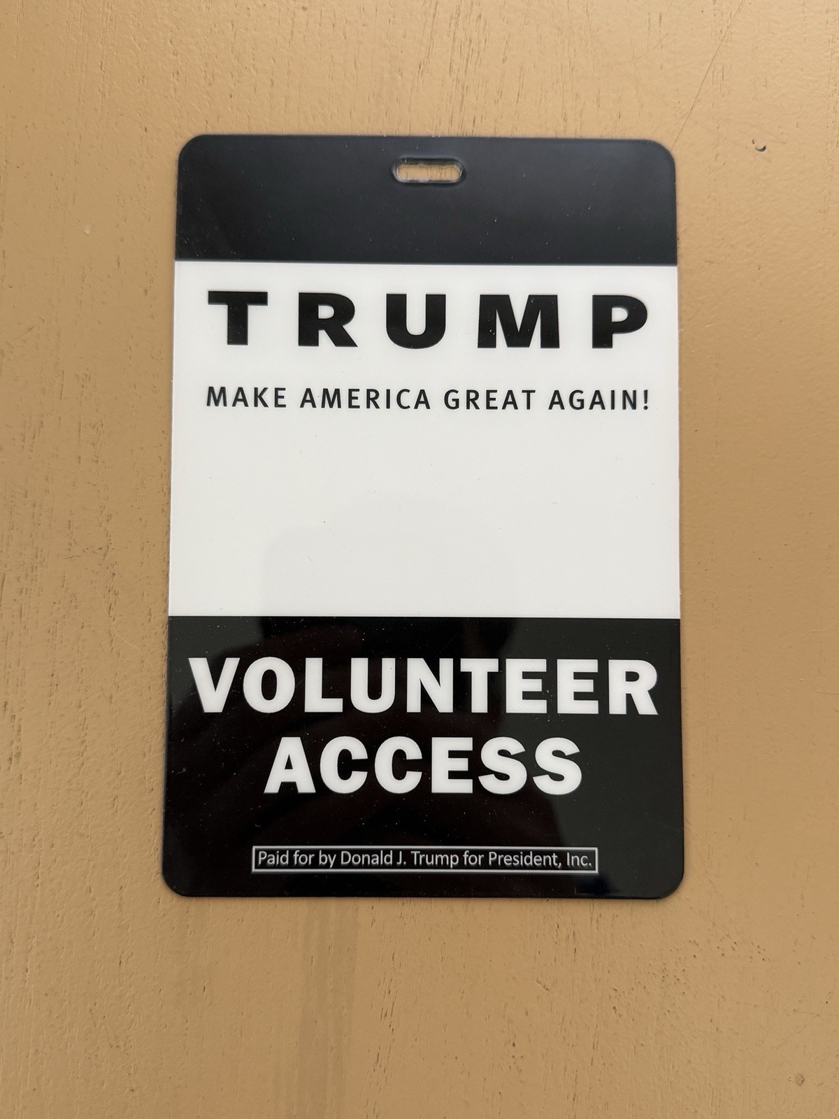 Trump – Make America Great Again Volunteer Access Pass