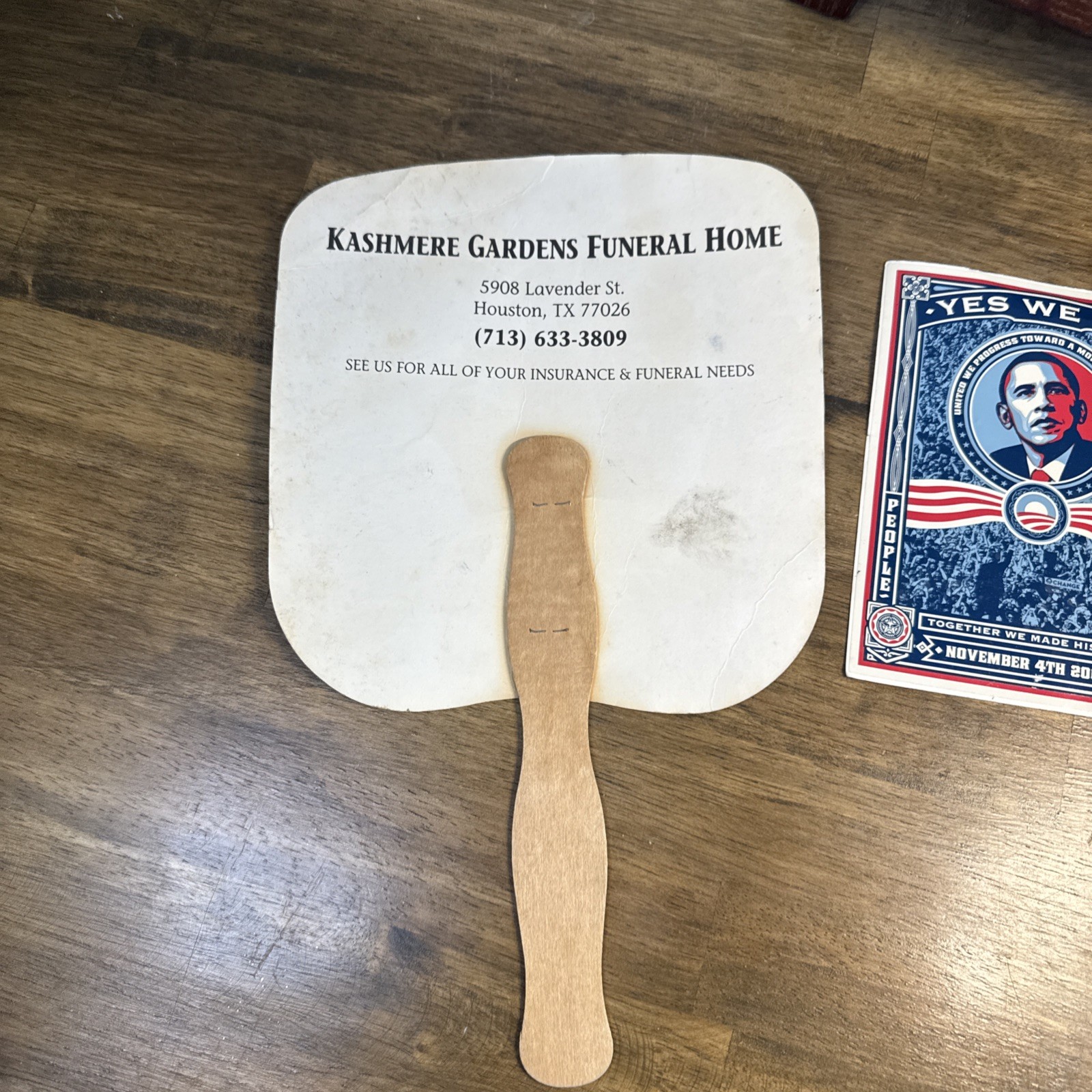 Lot 3 Barack Obama Political Campaign Memorabilia-sticker Paper Fan, Sealed DVD