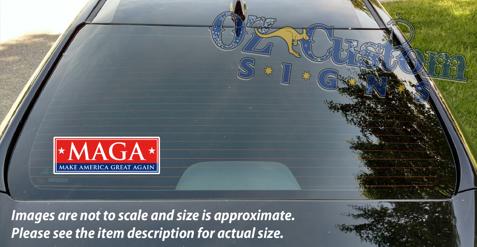 MAGA – Make America Great Again – Donald Trump – Printed Decal / Sticker