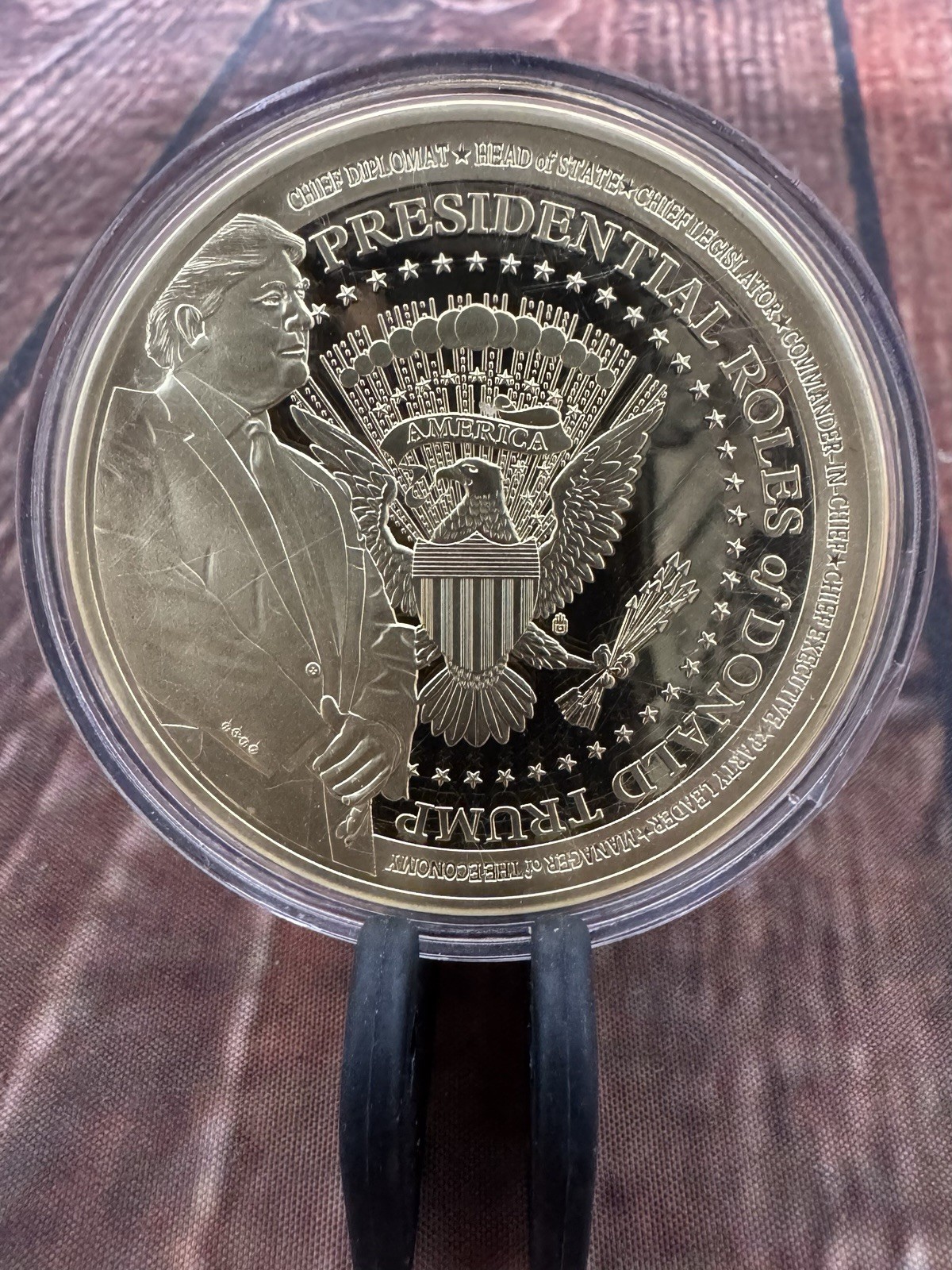 American Mint Presidential Roles of Donald Trump Coin – “Commander-in-Chief”