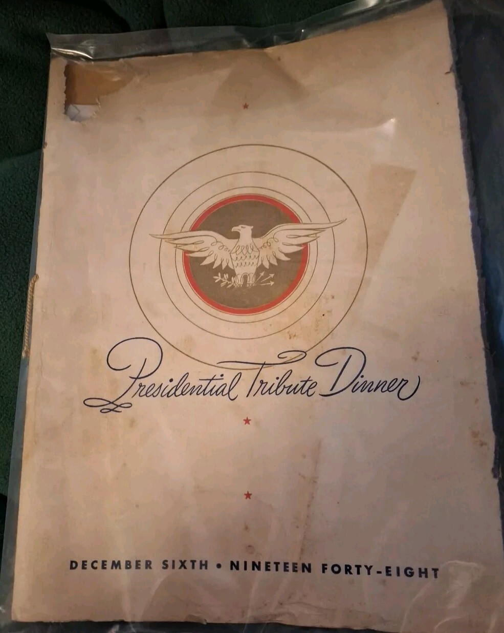 1948 Truman Presidential Tribute Dinner Ambassador Hotel~ Will Rogers~WC Fields