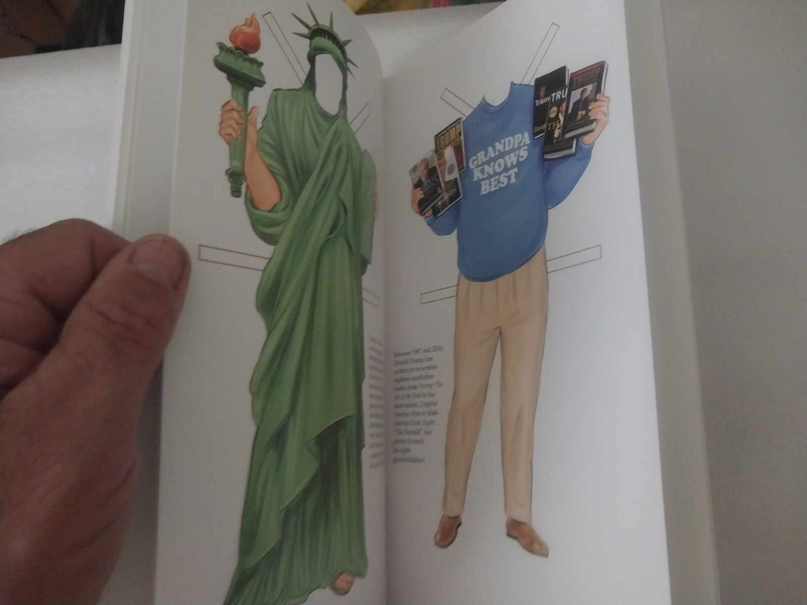 Donald Trump paper doll book by Tim Foley (Collectible Campaign Edition) 2016