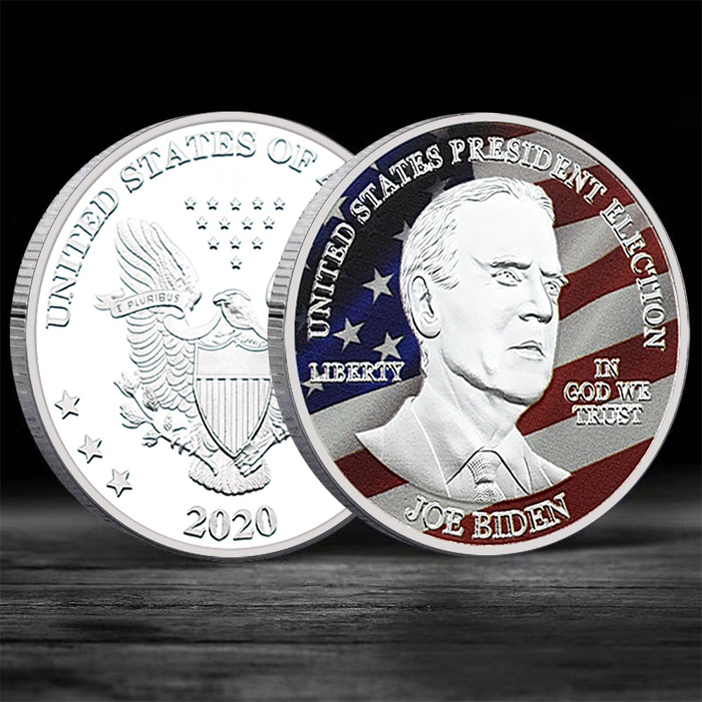 2020 US Presidential Silver Plated Coin – Joe Biden Liberty Collectible Medal