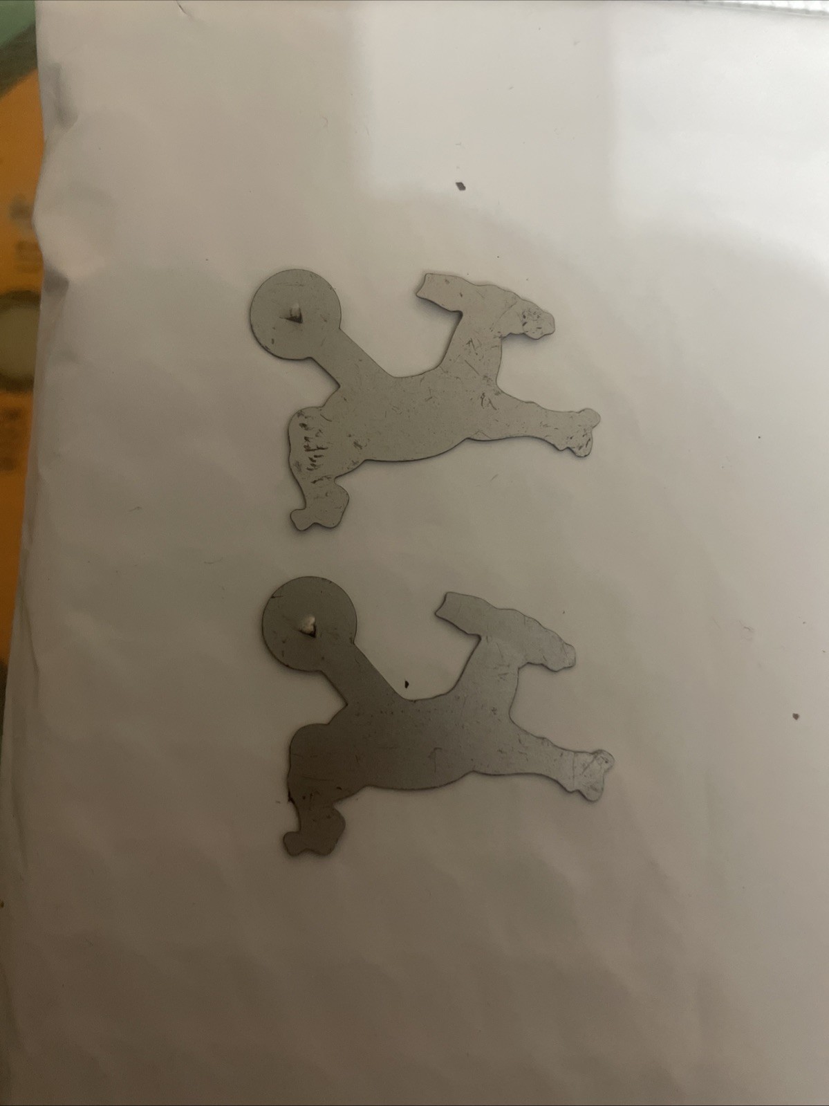 Vintage Green Duck Democratic Donkey Tabs Lot 2 Political Union Metal