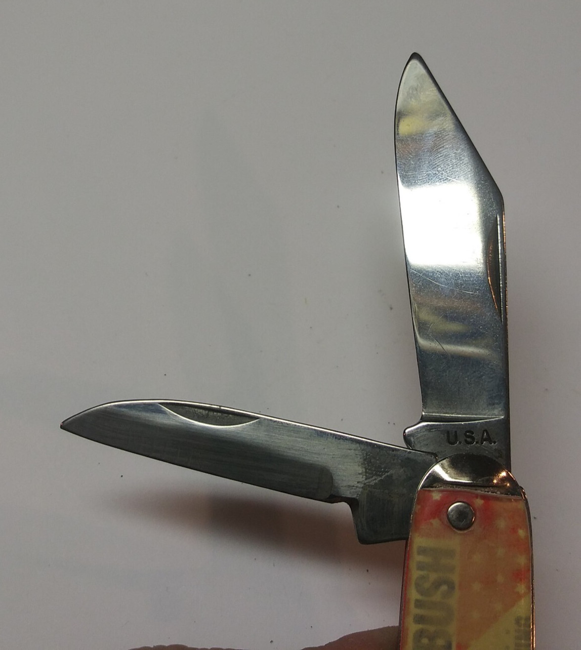 Vintage Reagan – Bush 1980 Presidential Race Folding Pocket Knife Made in USA