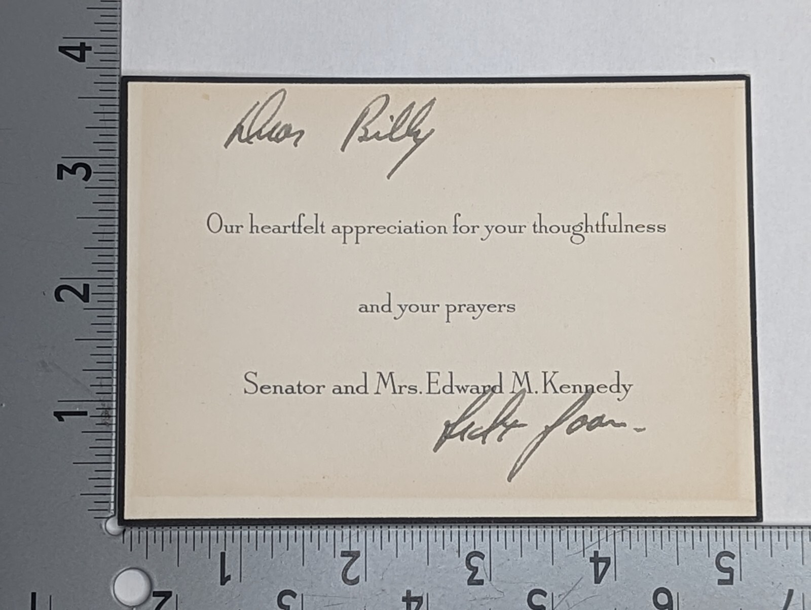 9x KENNEDY & SHRIVER Signed Photo & Letter Collection: Ted, RFK, JFK, Sargent