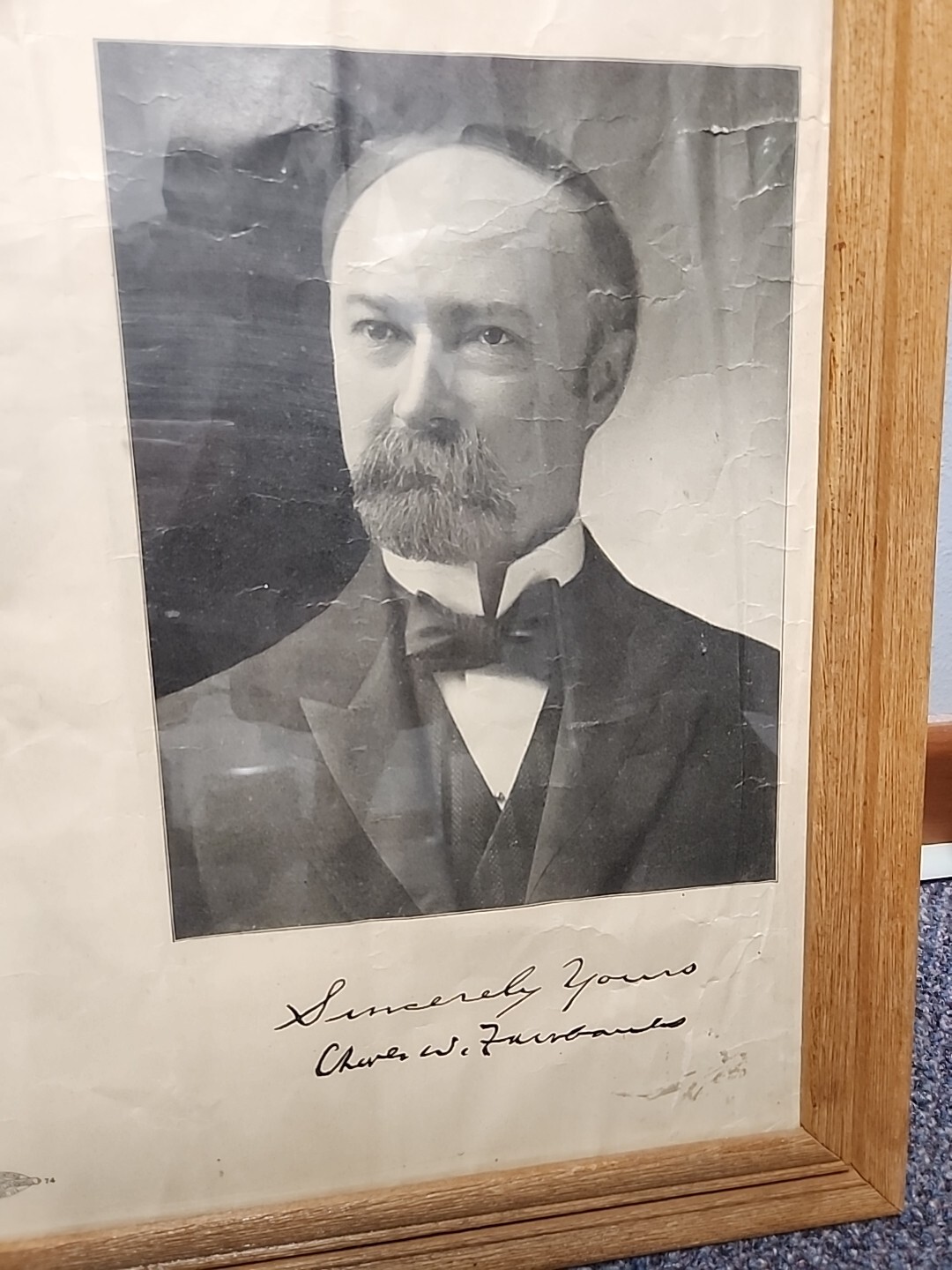 Framed 1904 Teddy Roosevelt & Charles Fairbanks Presidential Campaign Poster