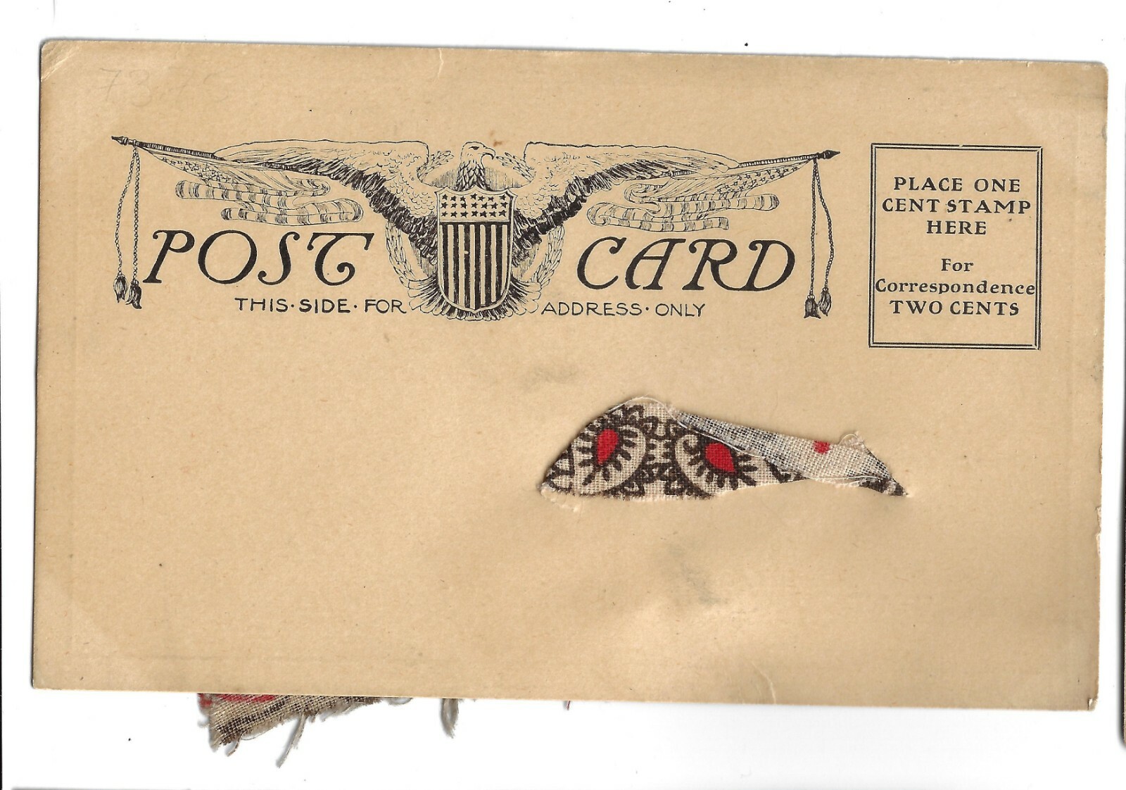 1912 T Roosevelt Bandanna Series Prez Campaign Postcard Bull Moose Progressive