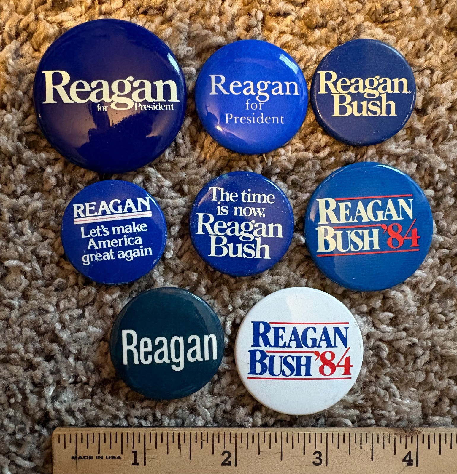 Ronald Reagan Presidential Political Campaign Button Mixed Group 1980/84
