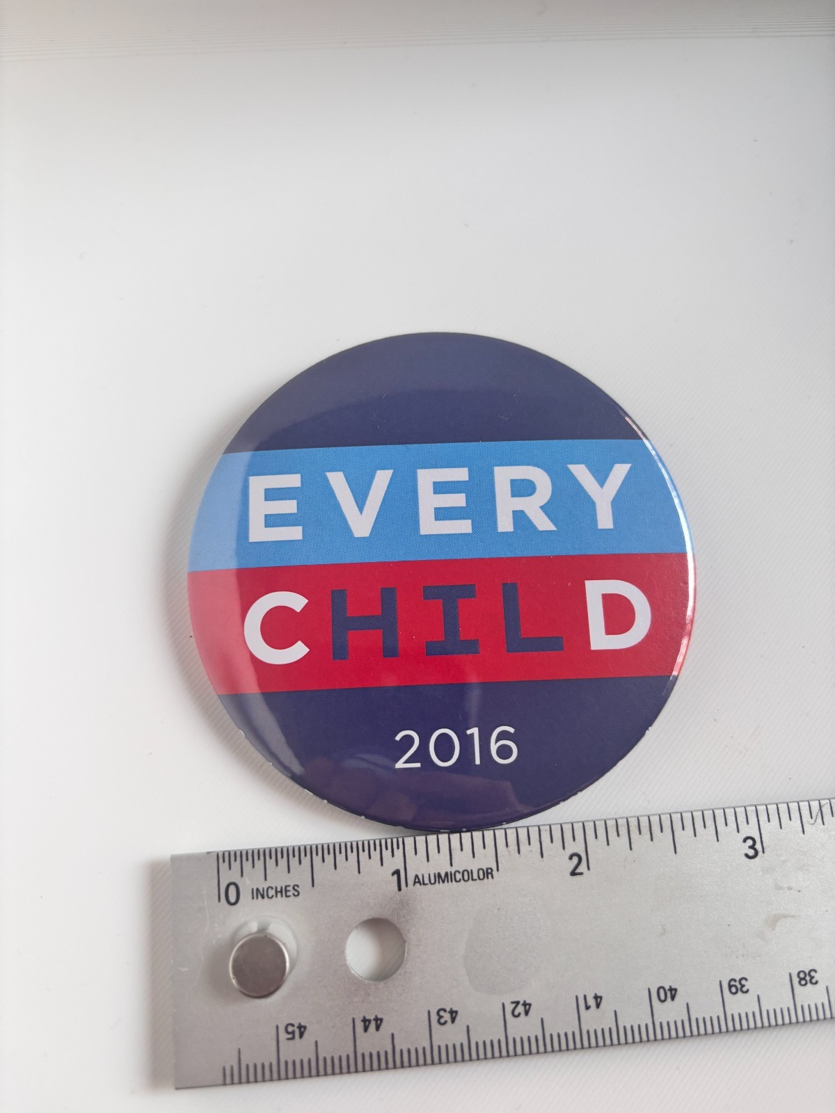 2016 LIMITED EDITION Hillary Clinton for President Every Child Campaign Button