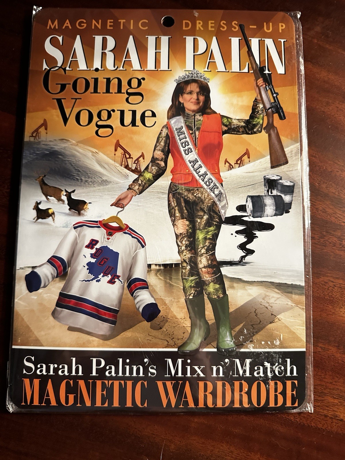 Sarah Palin Magnetic Dress Up Set Political Humor Gag Gift Sealed