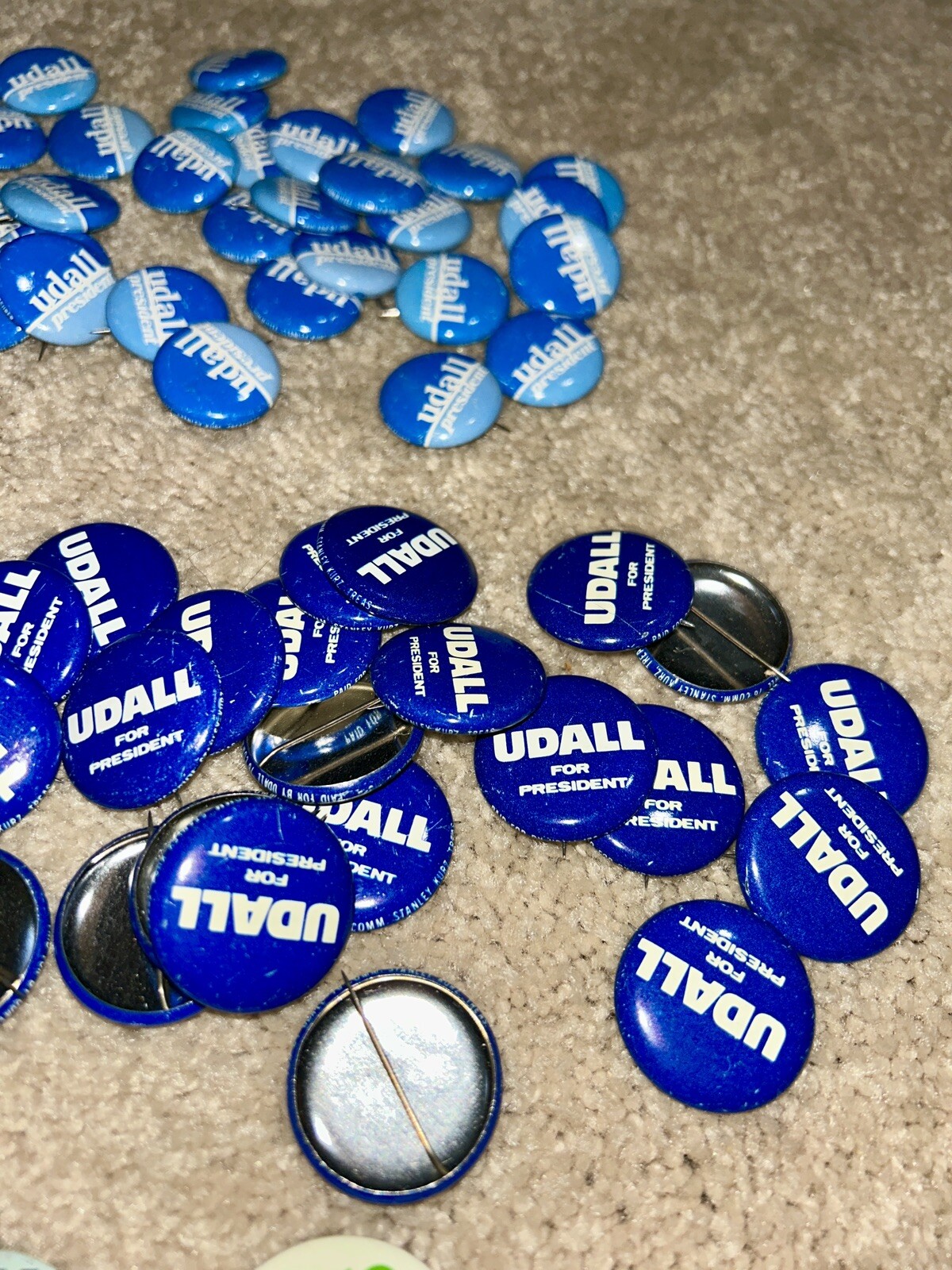 100 – 1976 Vintage MO UDALL For President Campaign Buttons – 6 Varieties