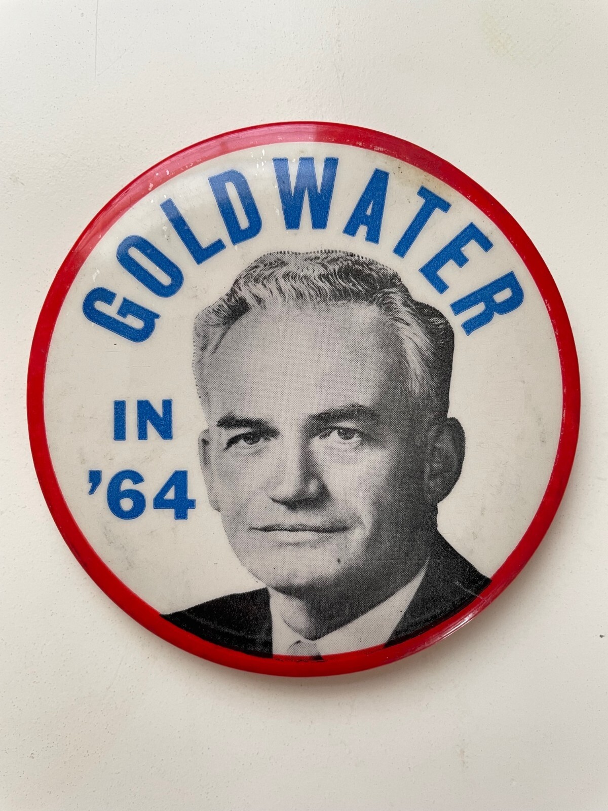 BARRY GOLDWATER For President 1964 Campaign 3.5″ Pin Button
