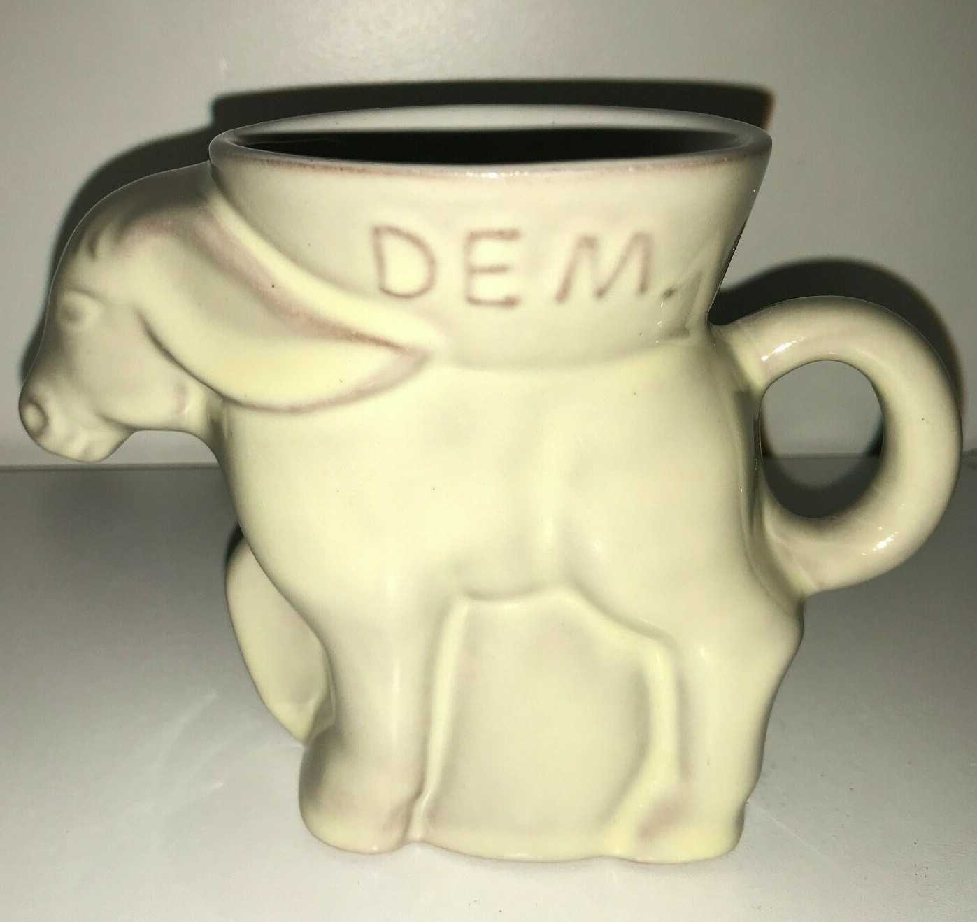 Frankoma Political Donkey Mug Collectible Pottery 1991 Democrat