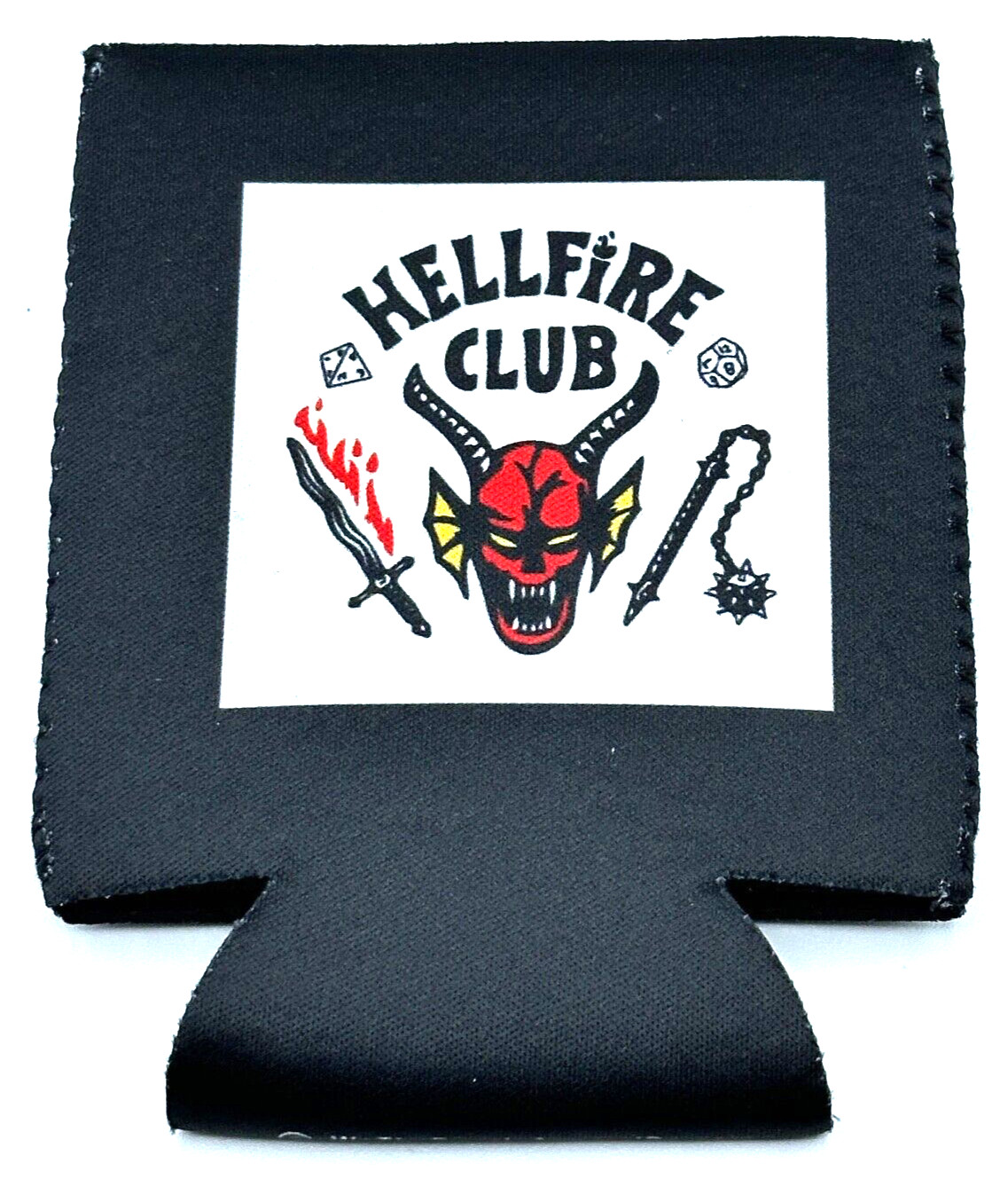 Trump 2024…HellFire Club …Can Koozie + 5 Trump Car/Truck Stickers