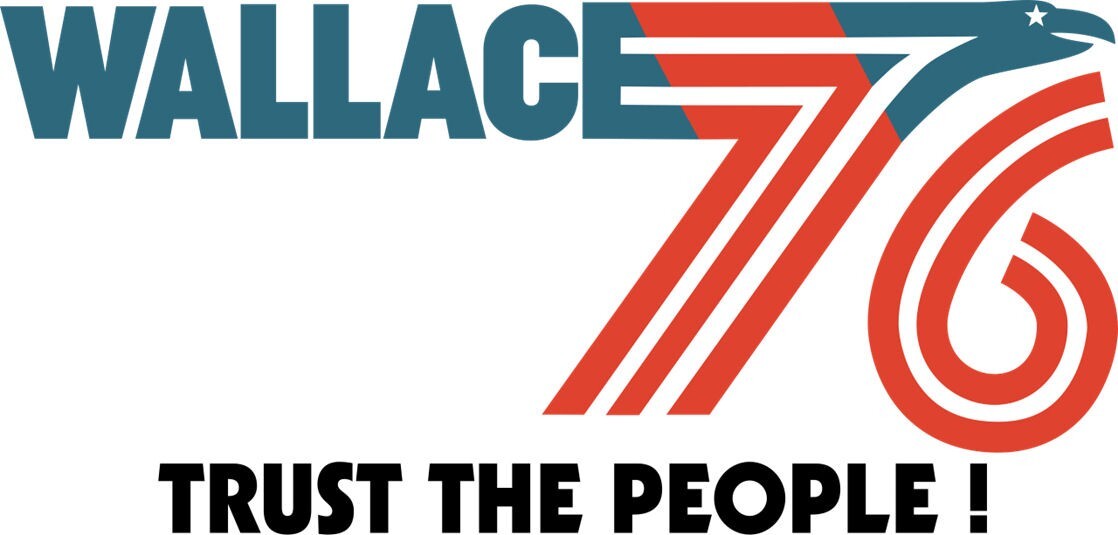 George Wallace 1976 Presidential For President Replica Campaign Bumper Sticker