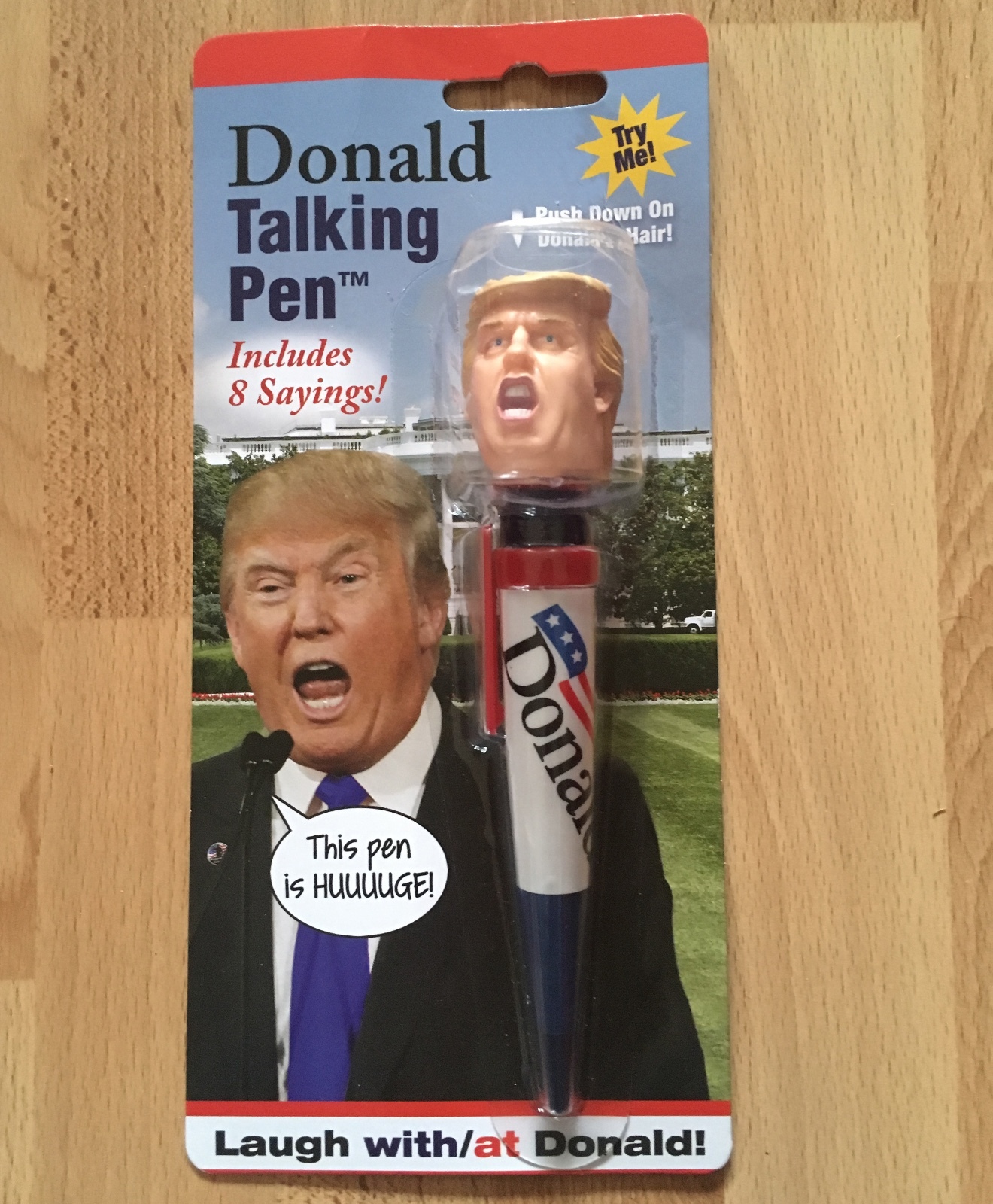 Donald Trump Talking Pen (8 Different Sayings) NEW • 2016, 2020, 2024 President