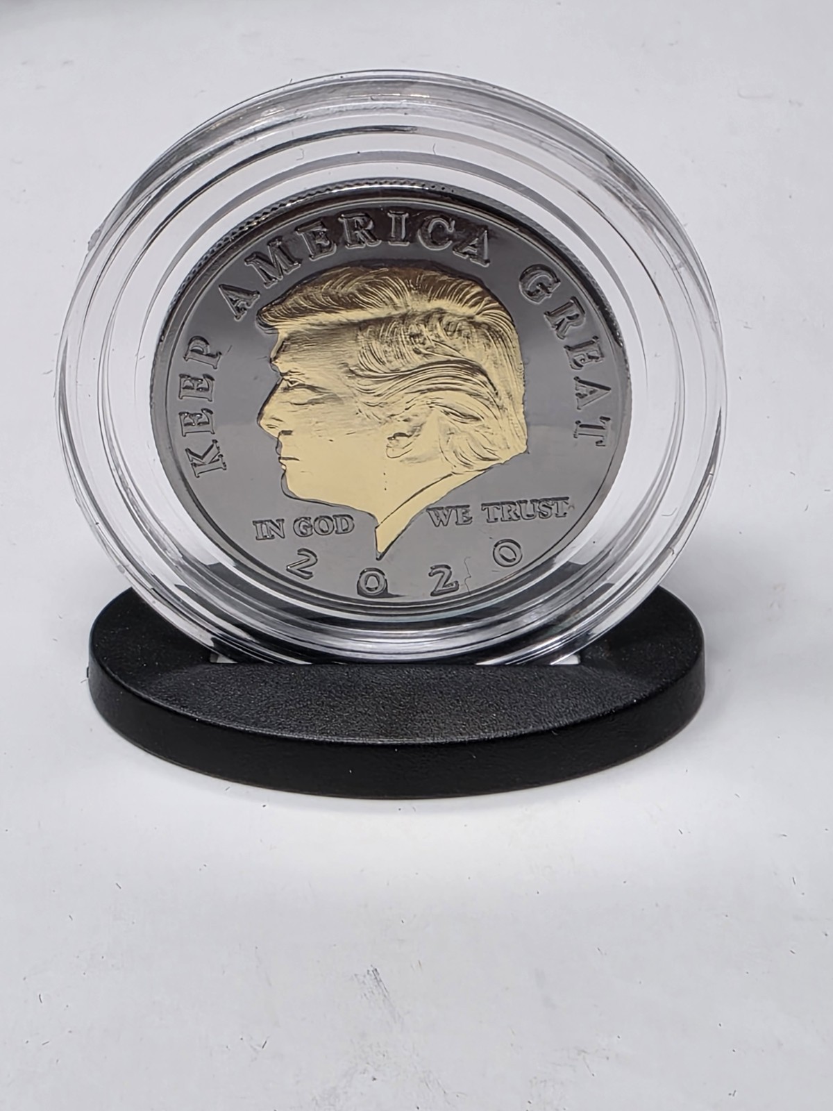 2020 Half Dollar 50c 24k Gold And Silver Plated Donald Trump Keep America Great