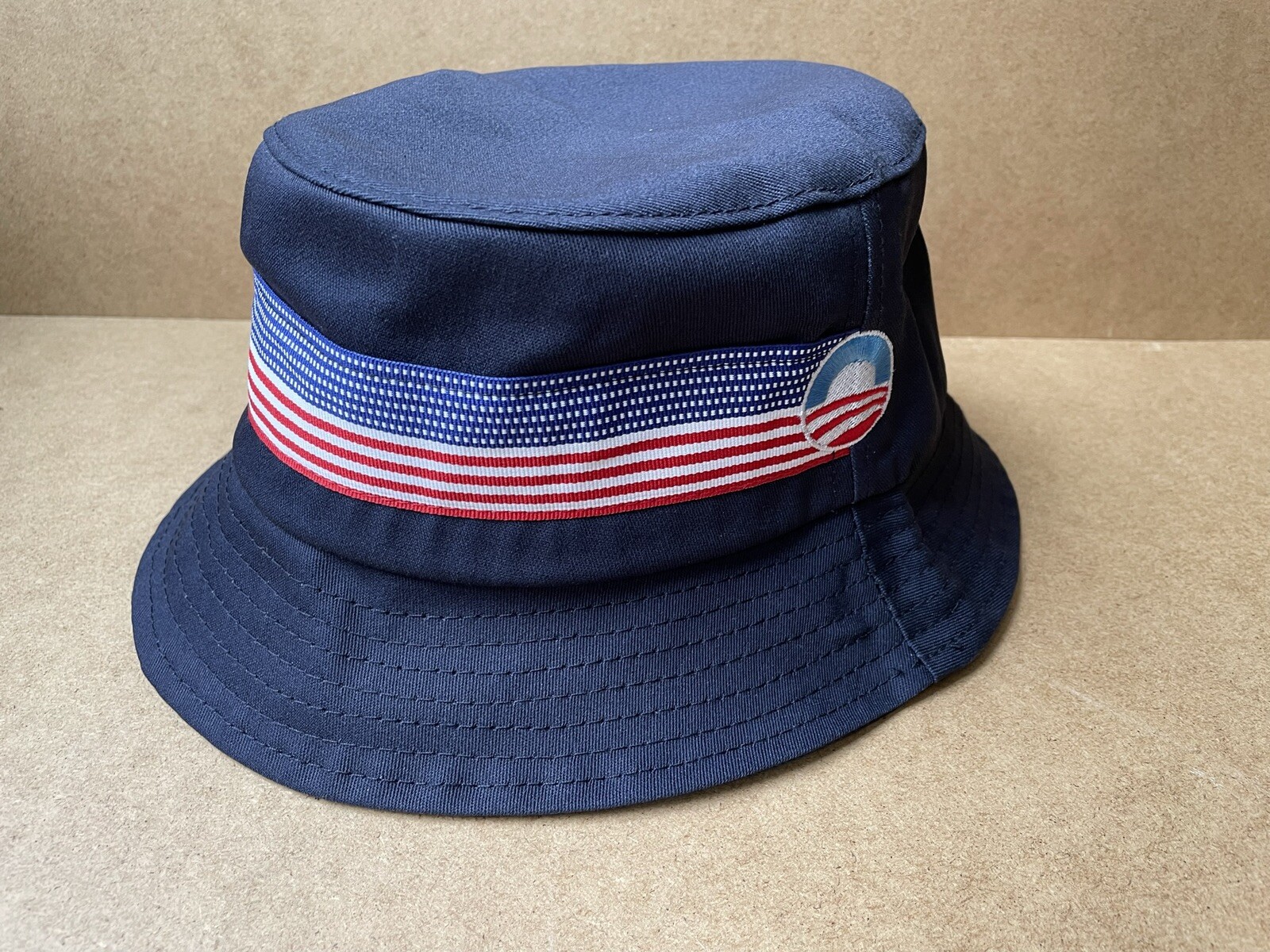 Obama 2008 Campaign Alburtus Runway for Change Cotton Bucket Hat NEW