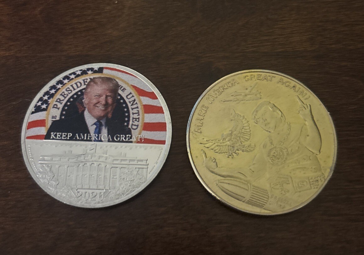 2, 2020 Presidential Coins (Donald J. Trump) + Starter Coin Collection