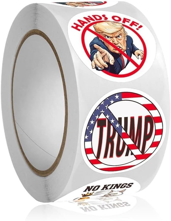 2025 Donald Trump Stickers Rolls 500Pcs – Trump 2025 Funny Presidential Vance El