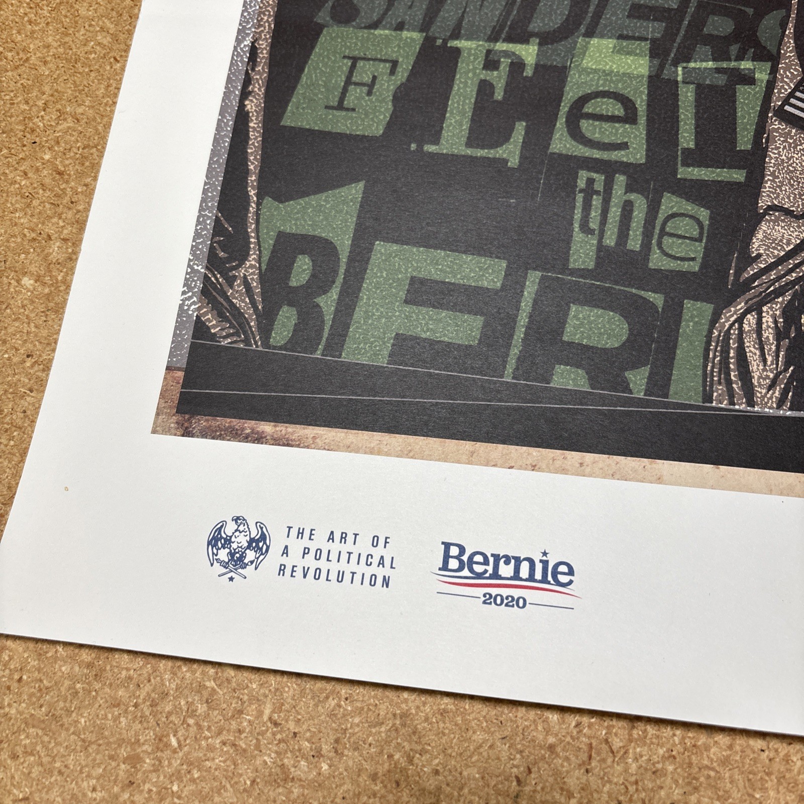ABCNT 2020 Bernie So Punk , Bernie Sanders Poster 24 X 18 Feel the Burn
