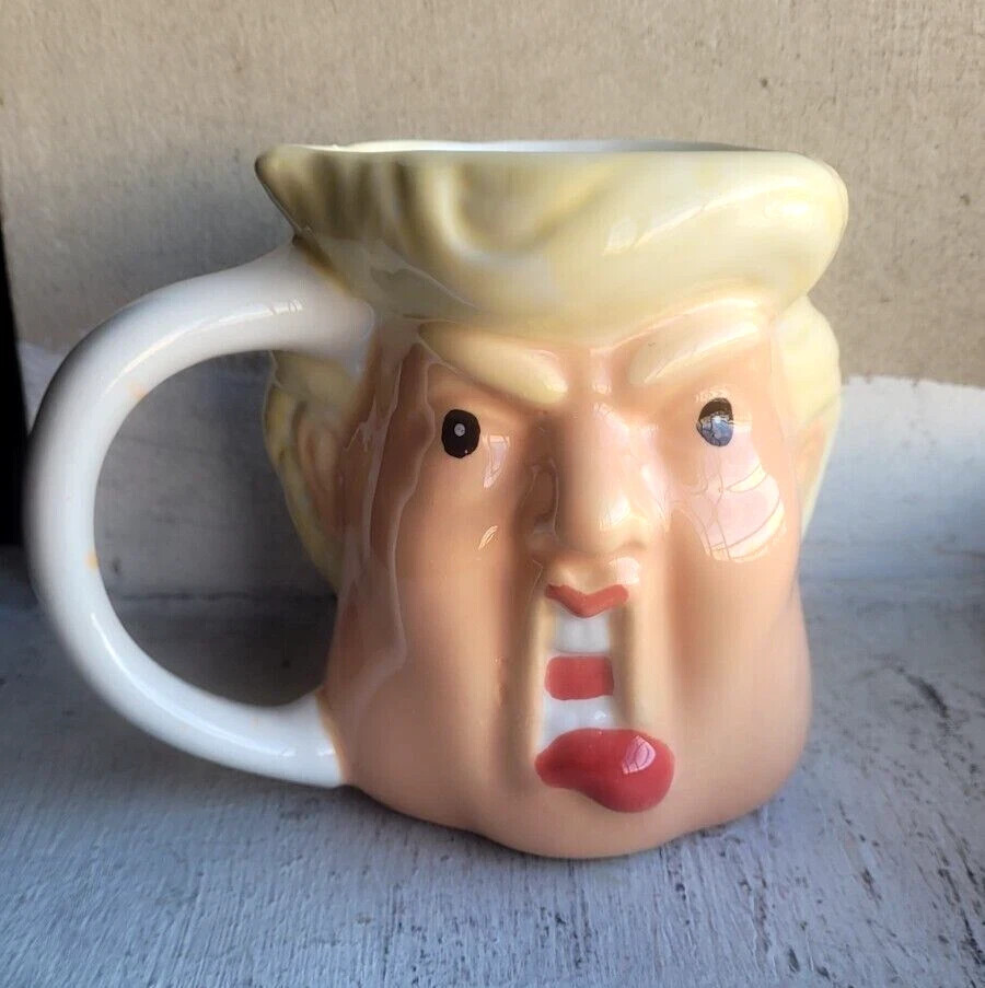 President Donald Trump Coffee Mug for Drink Tea Ceramic Face 1 Pc