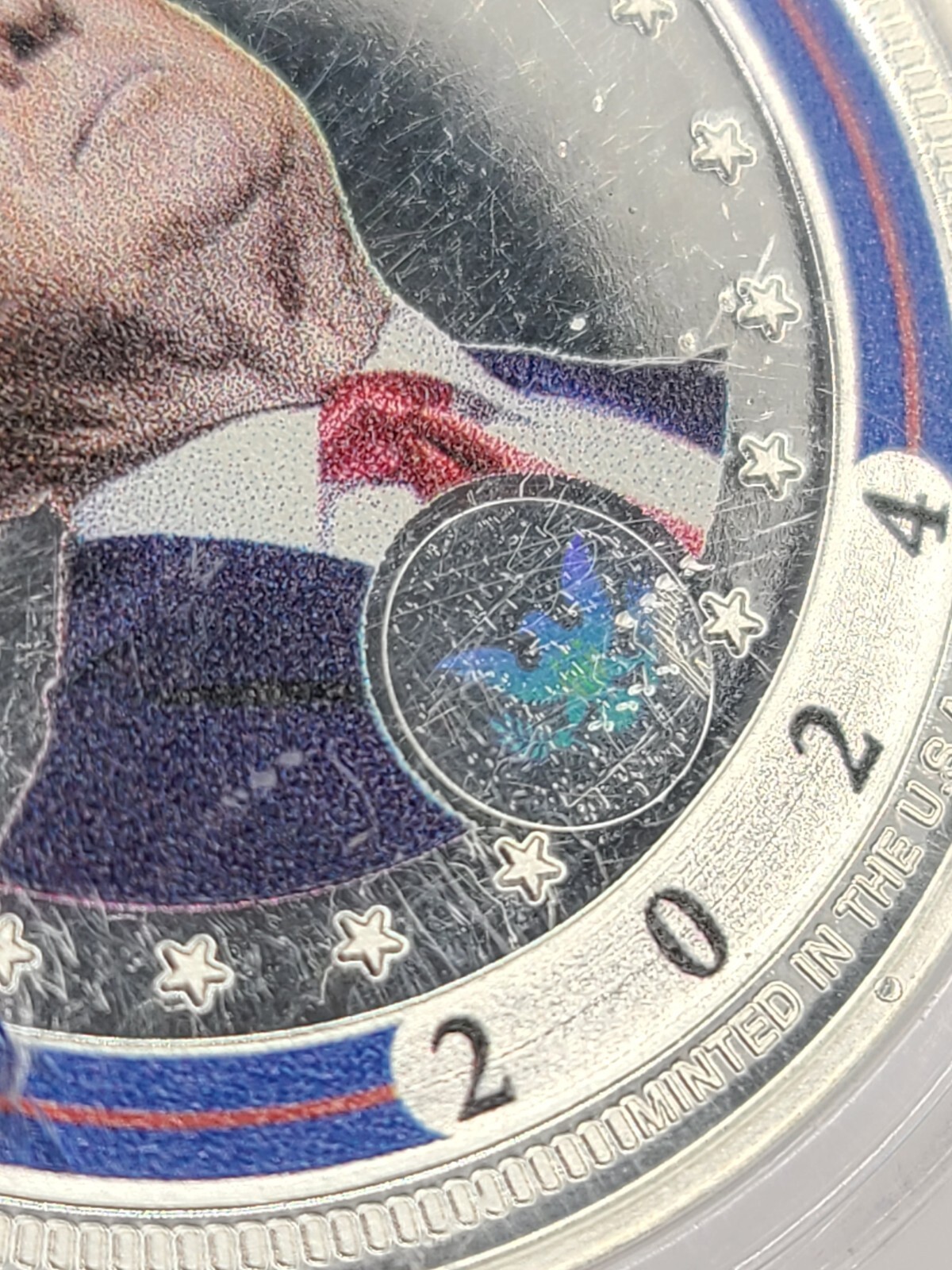 Donald Trump 2024 Silver-Plated Proof Coin Collection No COA