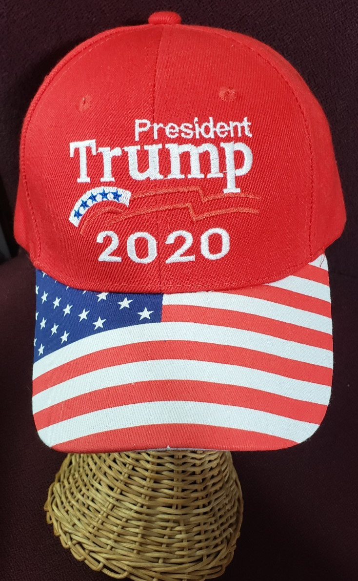 Red White Blue President Trump 2020 Presidential Campaign Baseball Cap Hat Gift