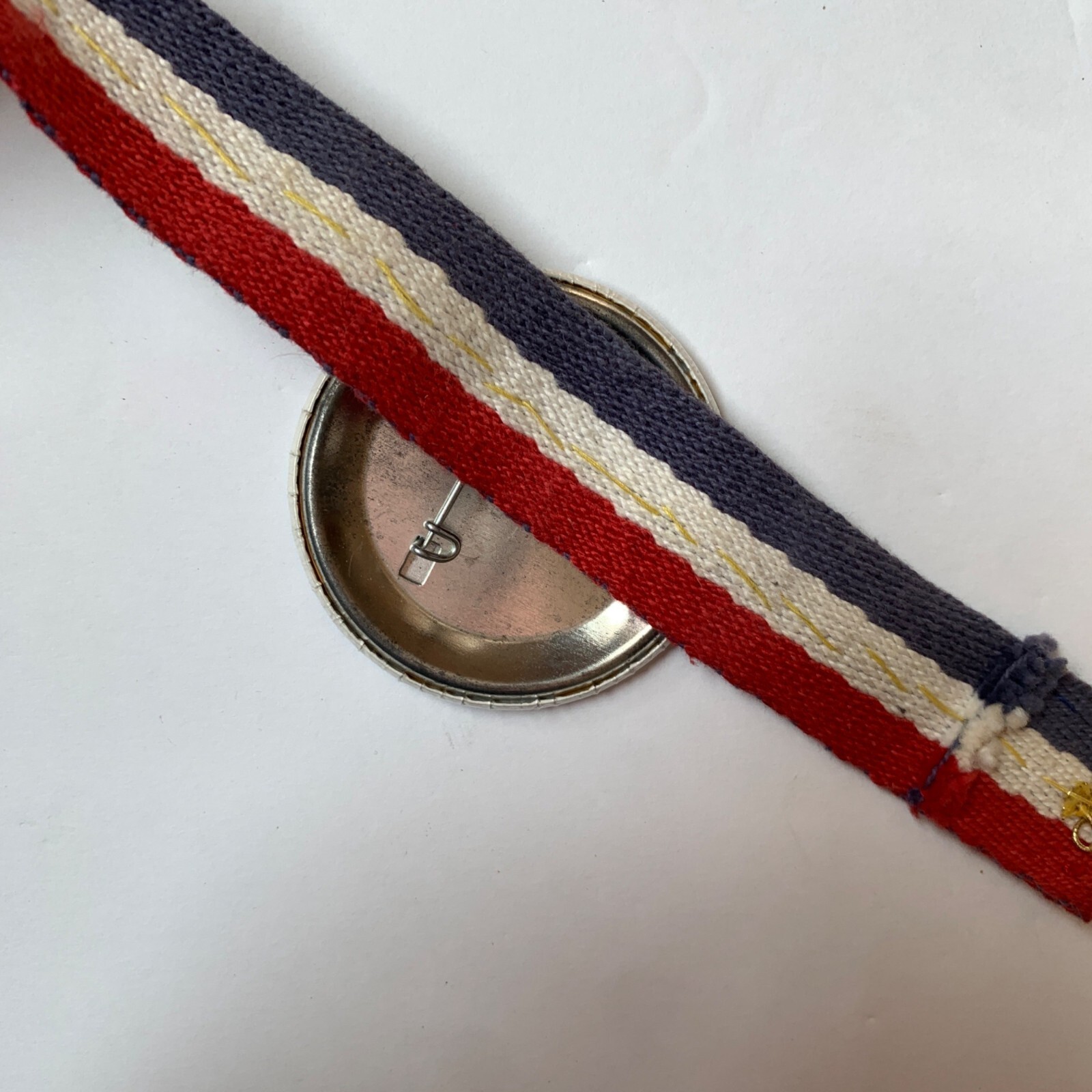 Vintage 1984 84 Ronald Reagan Political Pins on Ribbon I Heart Ron & Nancy Stay