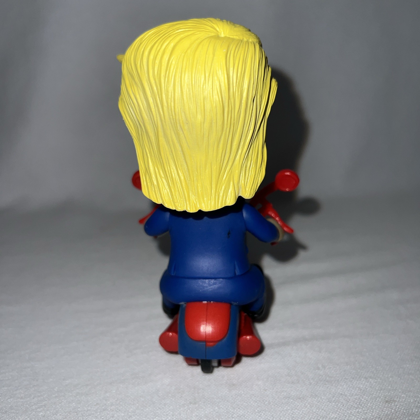 President Donald Trump 2024 Figure Riding Friction Motorcycle Novelty Toy C3