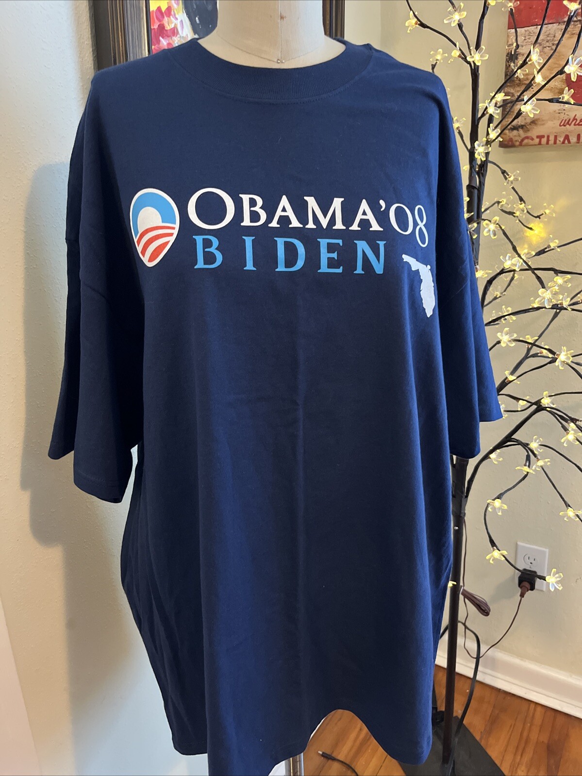 Obama Tee Shirt 2008 Florida 100% Cotton – Authentic and Mint